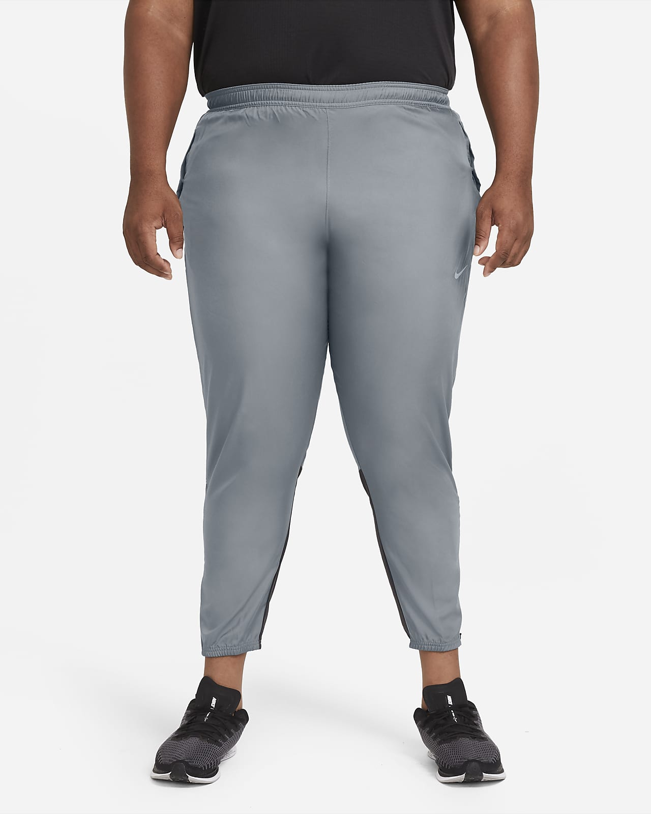 nike grey running pants