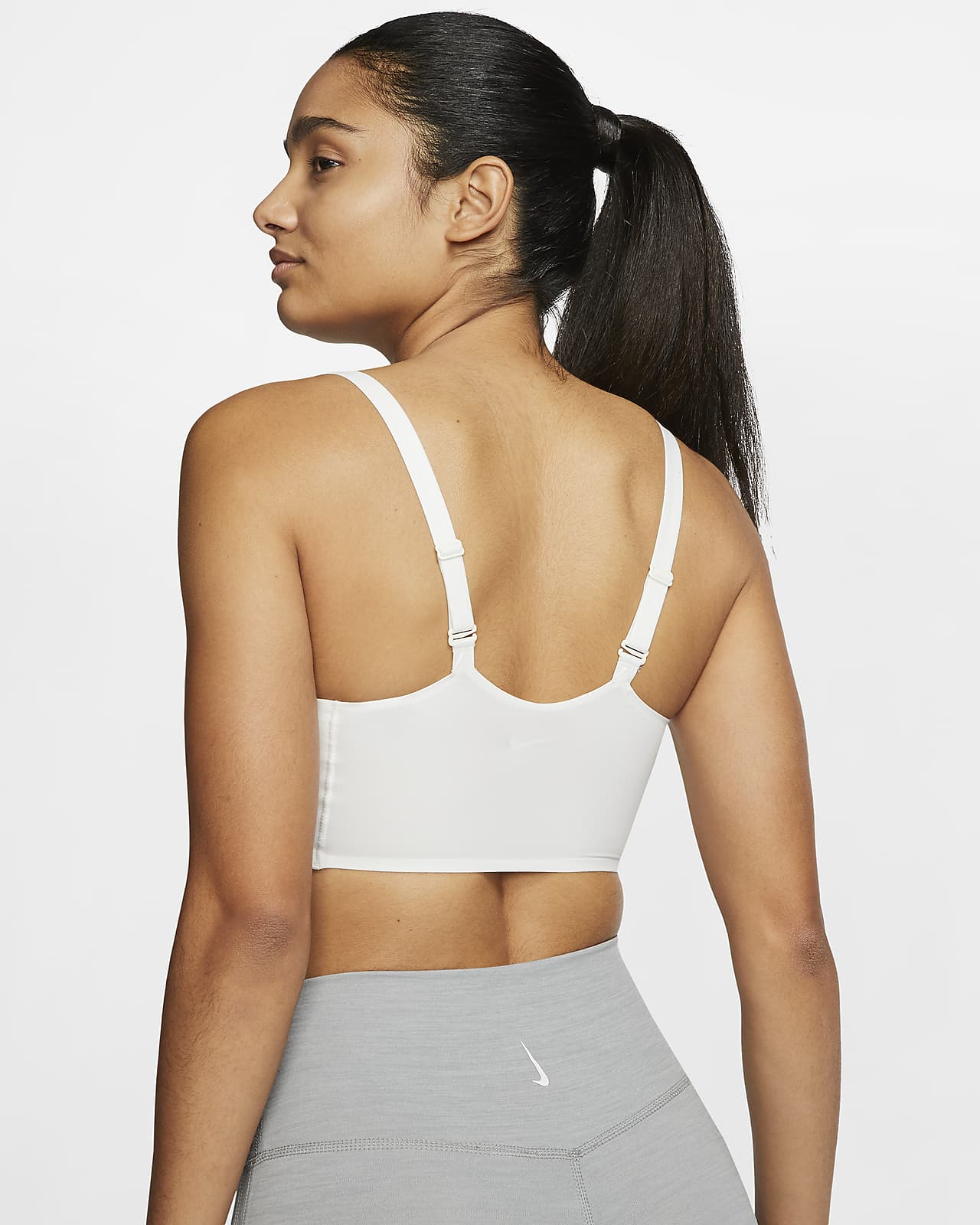 Bra deportivo convertible con almohadilla de una pieza de baja sujeción  para mujer Nike Indy Luxe. Nike.com