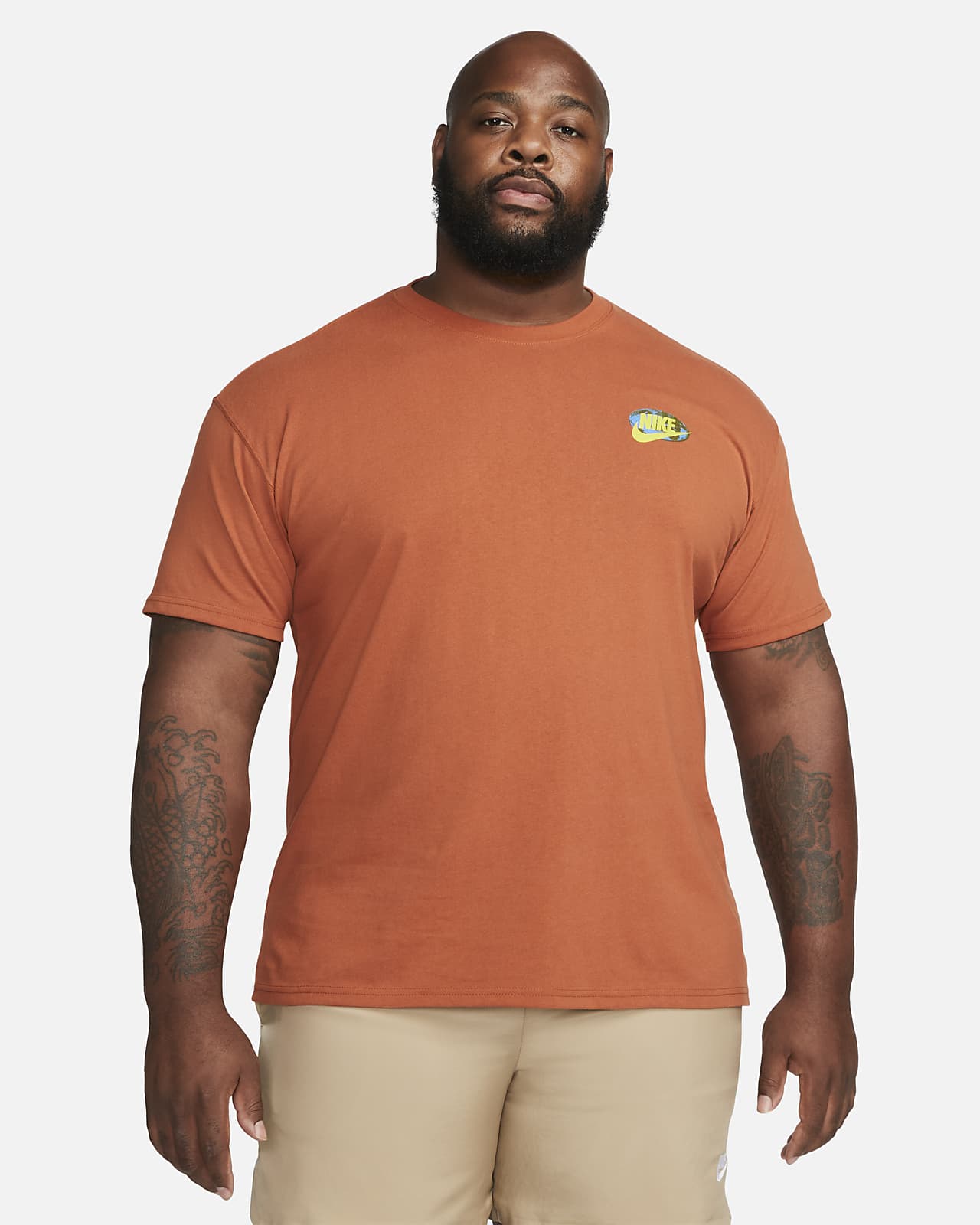 Gildan Men's T-Shirt - Orange - M