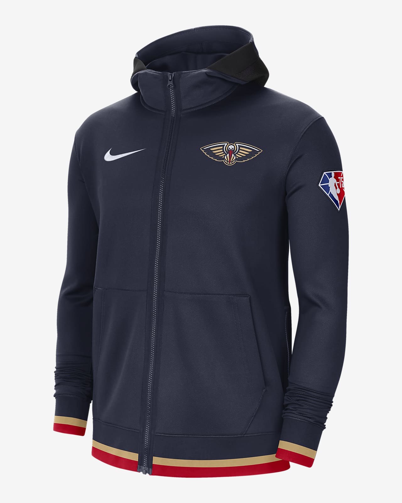 Sudadera con gorro de cierre completo Nike Dri-FIT de la NBA para hombre  New Orleans Pelicans Nike Showtime. Nike.com
