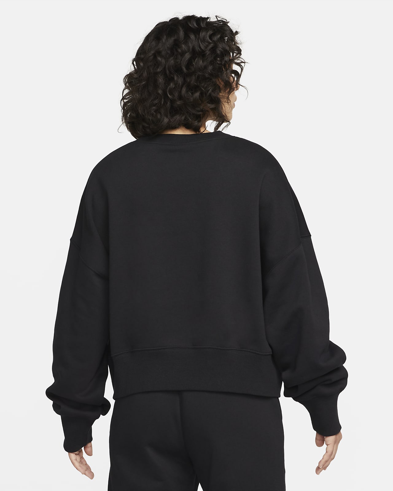 Sweat-shirt ultra-oversize Ã  col ras-du-cou Nike Sportswear Phoenix Fleece pour Femme. Nike BE