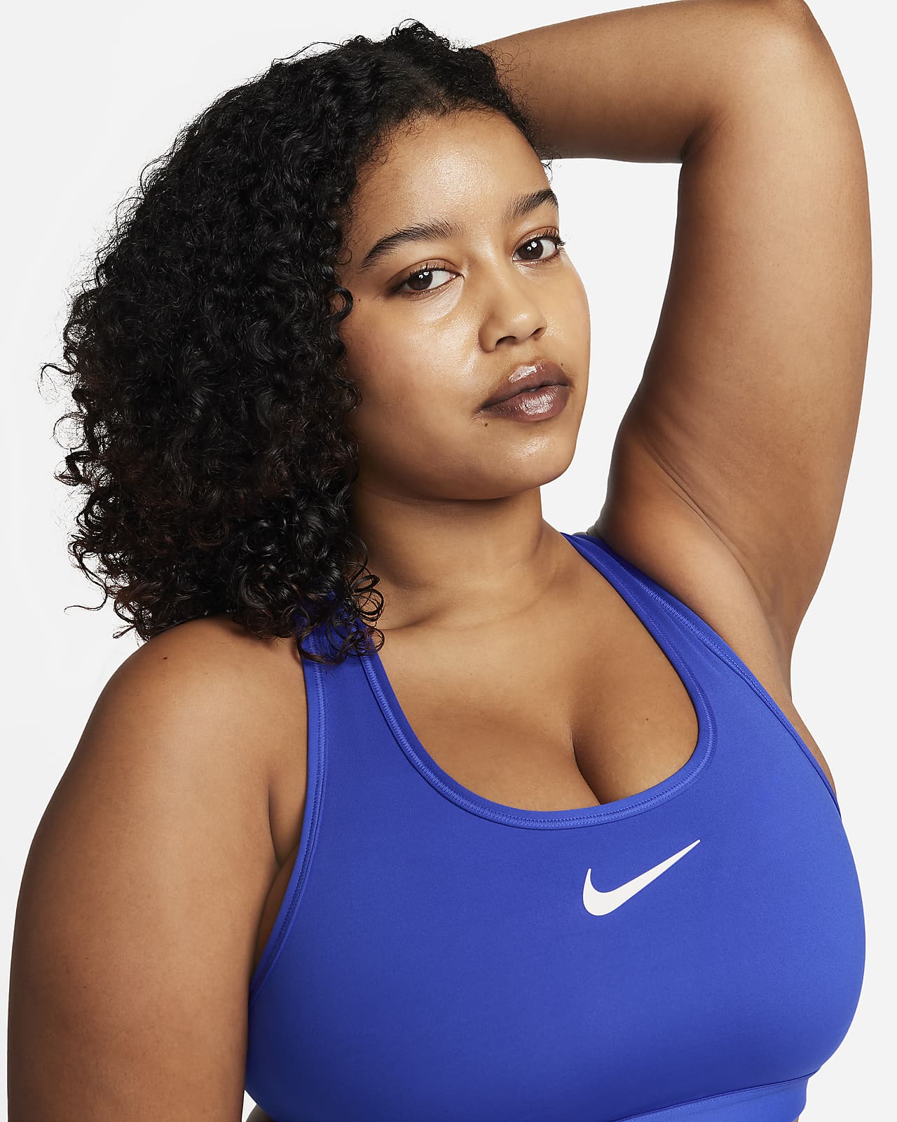 Nike, Swoosh Bold Plus sports-BH dame, Dameklær