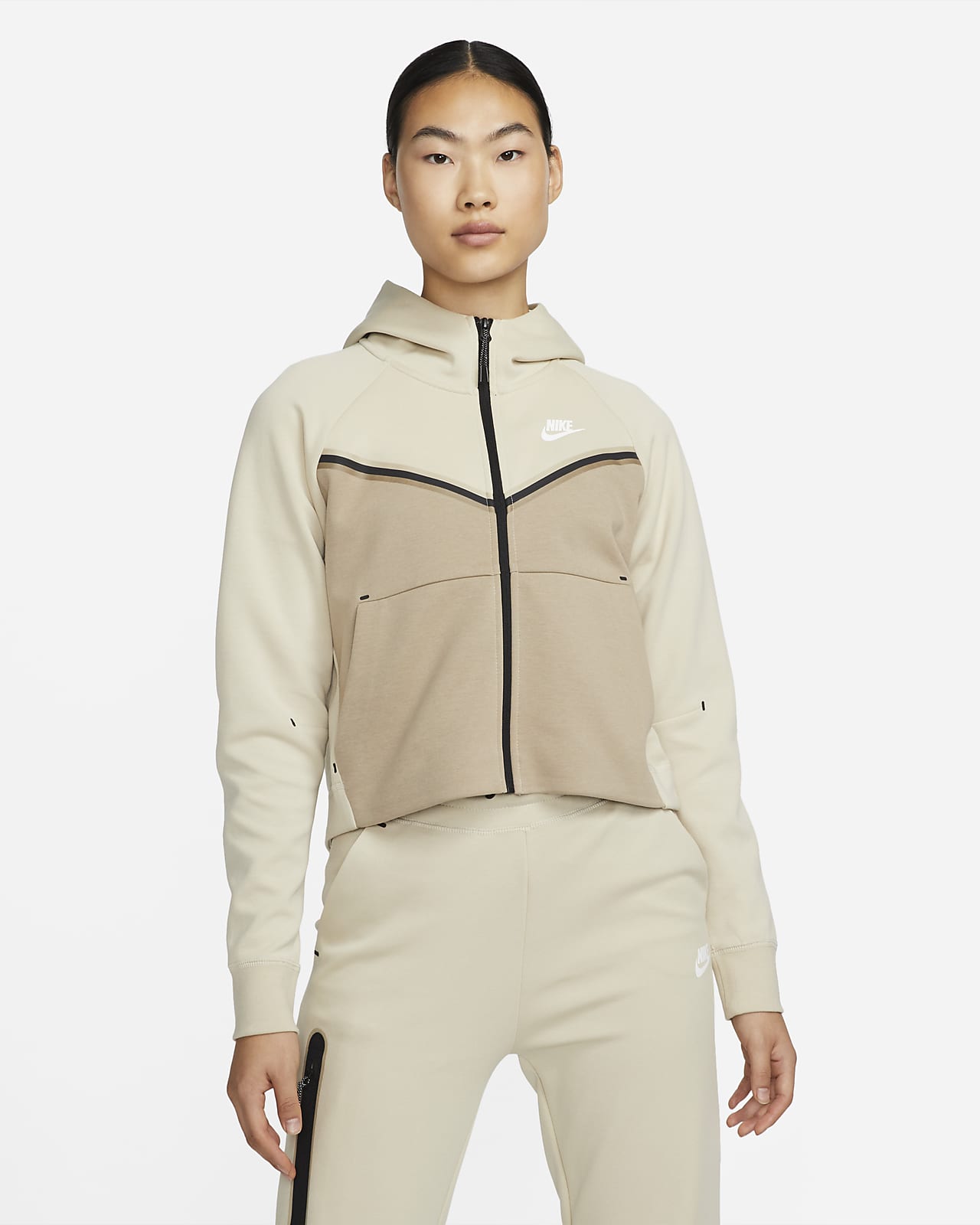 Nike公式 ナイキ スポーツウェア テック フリース ウィンドランナー ウィメンズ フルジップ パーカー オンラインストア 通販サイト