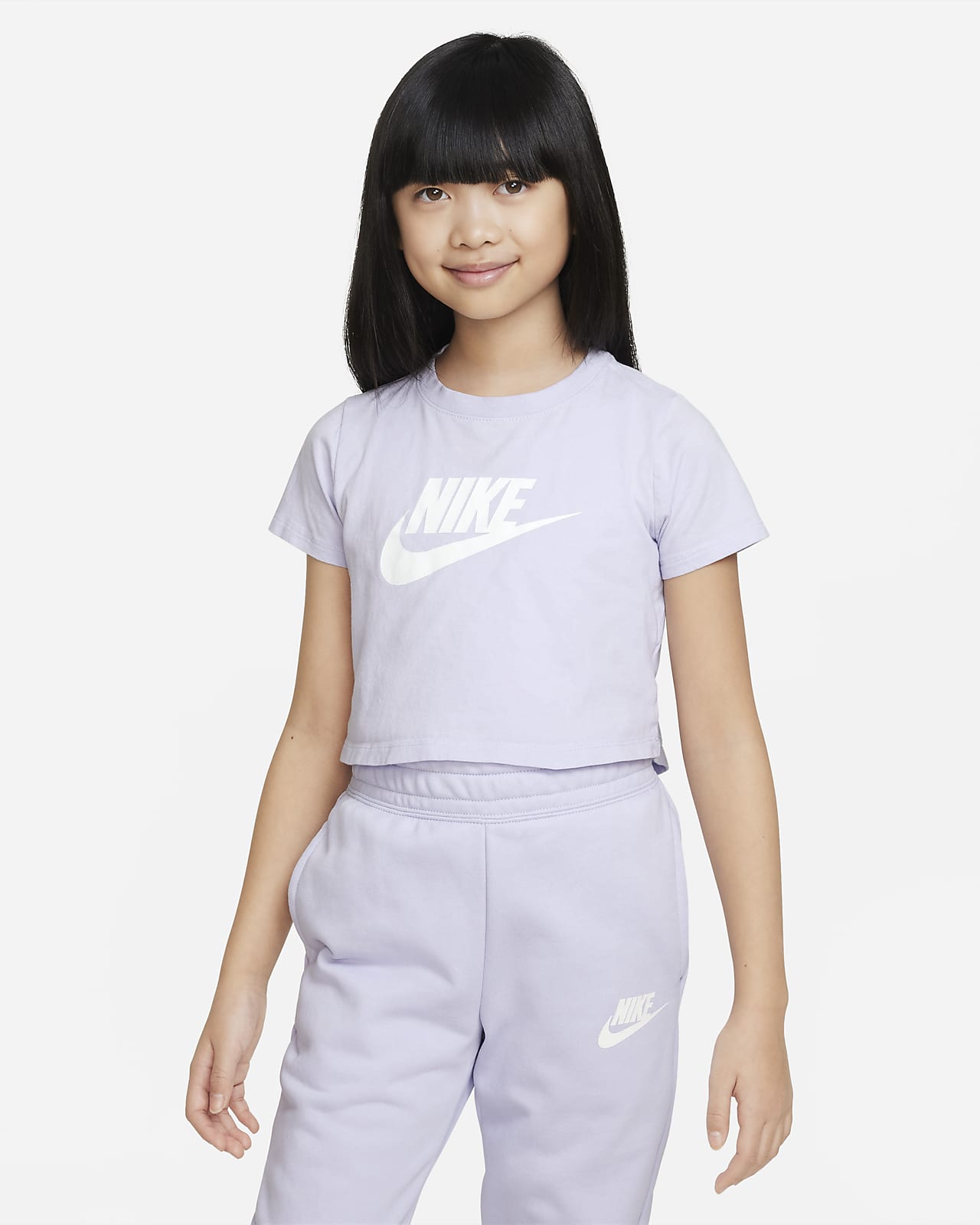 Nike Sportswear Older Kids' (Girls') Cropped T-Shirt
