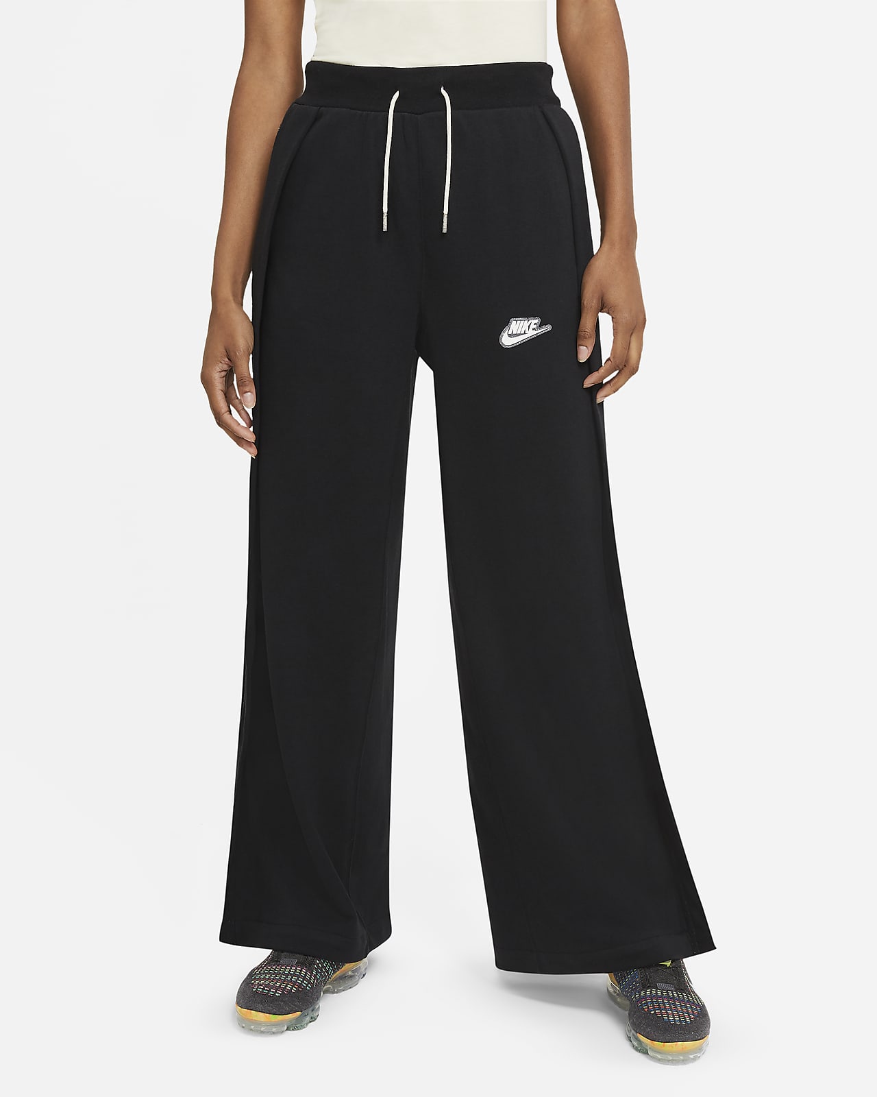 nike french terry trousers