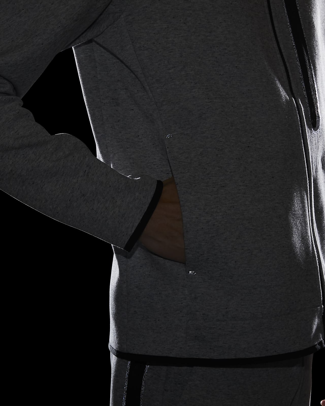 Felpa con cappuccio e zip a tutta lunghezza Nike Sportswear Tech Fleece -  Uomo. Nike IT