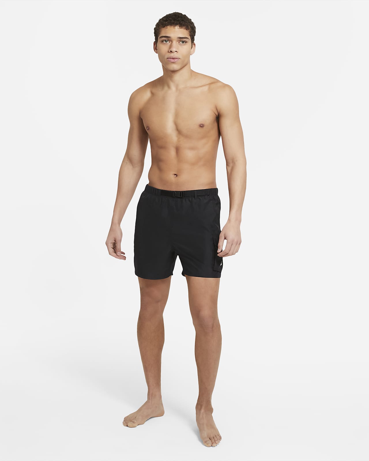 nike belted swim shorts