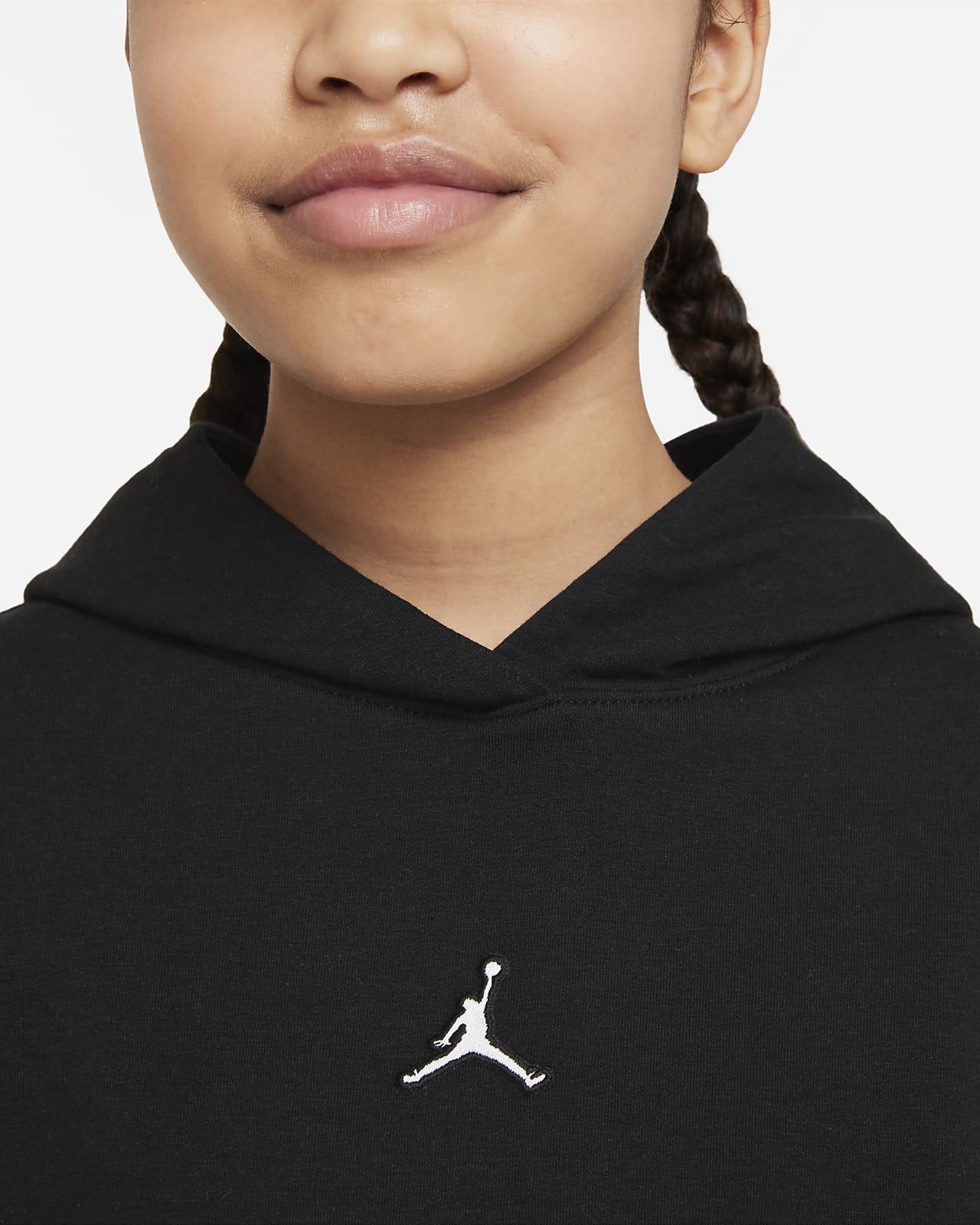 Sudadera con gorro sin cierre para niña talla grande Jordan. Nike.com