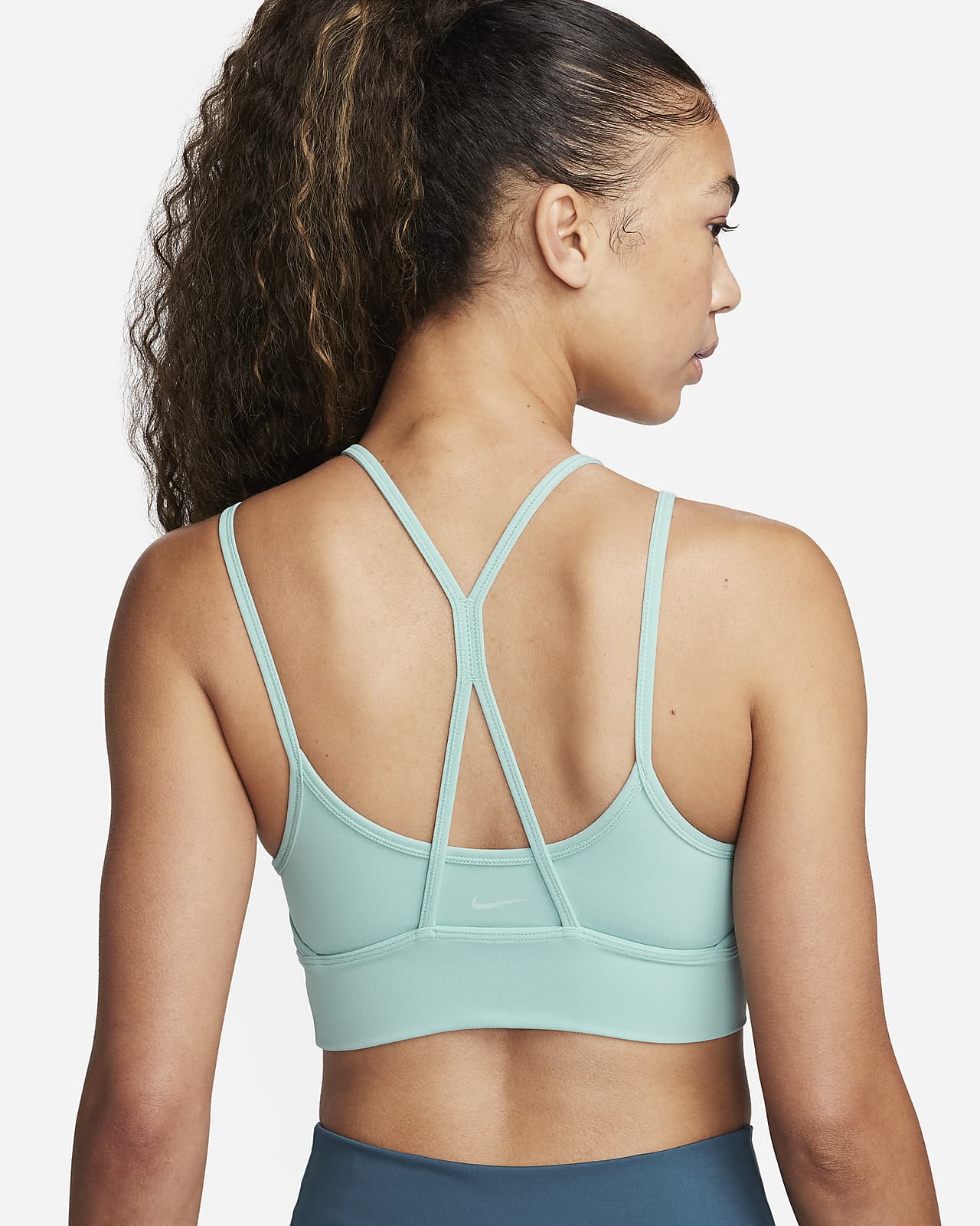 Nike Indy Strappy Women's Light-Support Padded Ribbed Longline