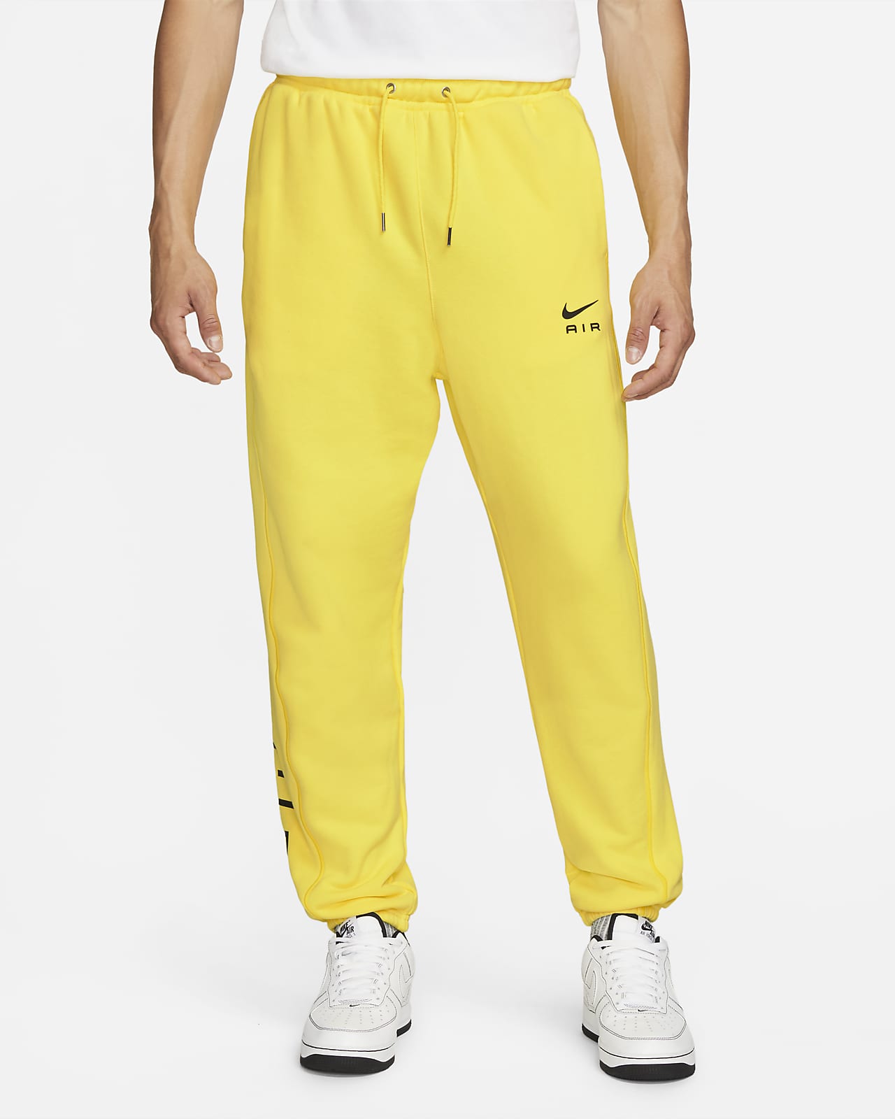 nike men's french terry trousers