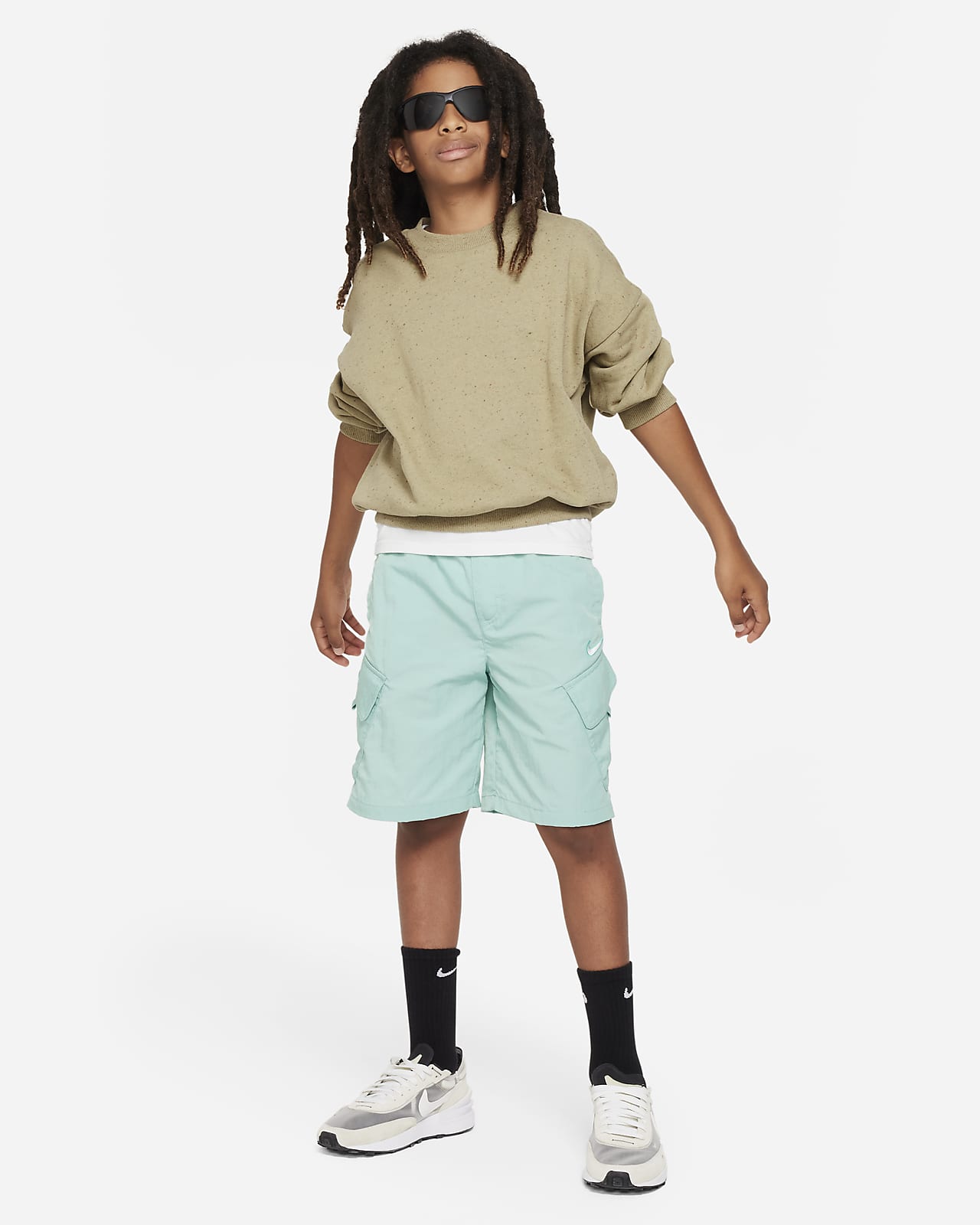 Nike Outdoor Play Big Kids' Woven Cargo Shorts. Nike.com