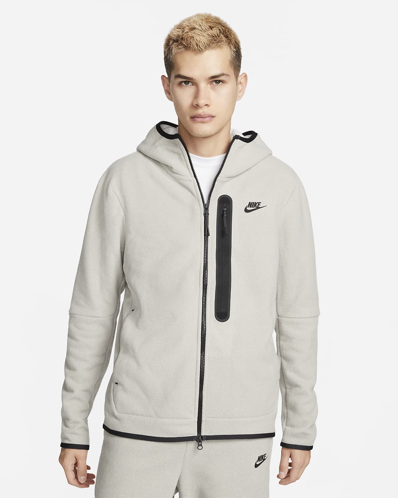 retort Redding onszelf Nike Sportswear Tech Fleece Winterse hoodie met rits voor heren. Nike BE