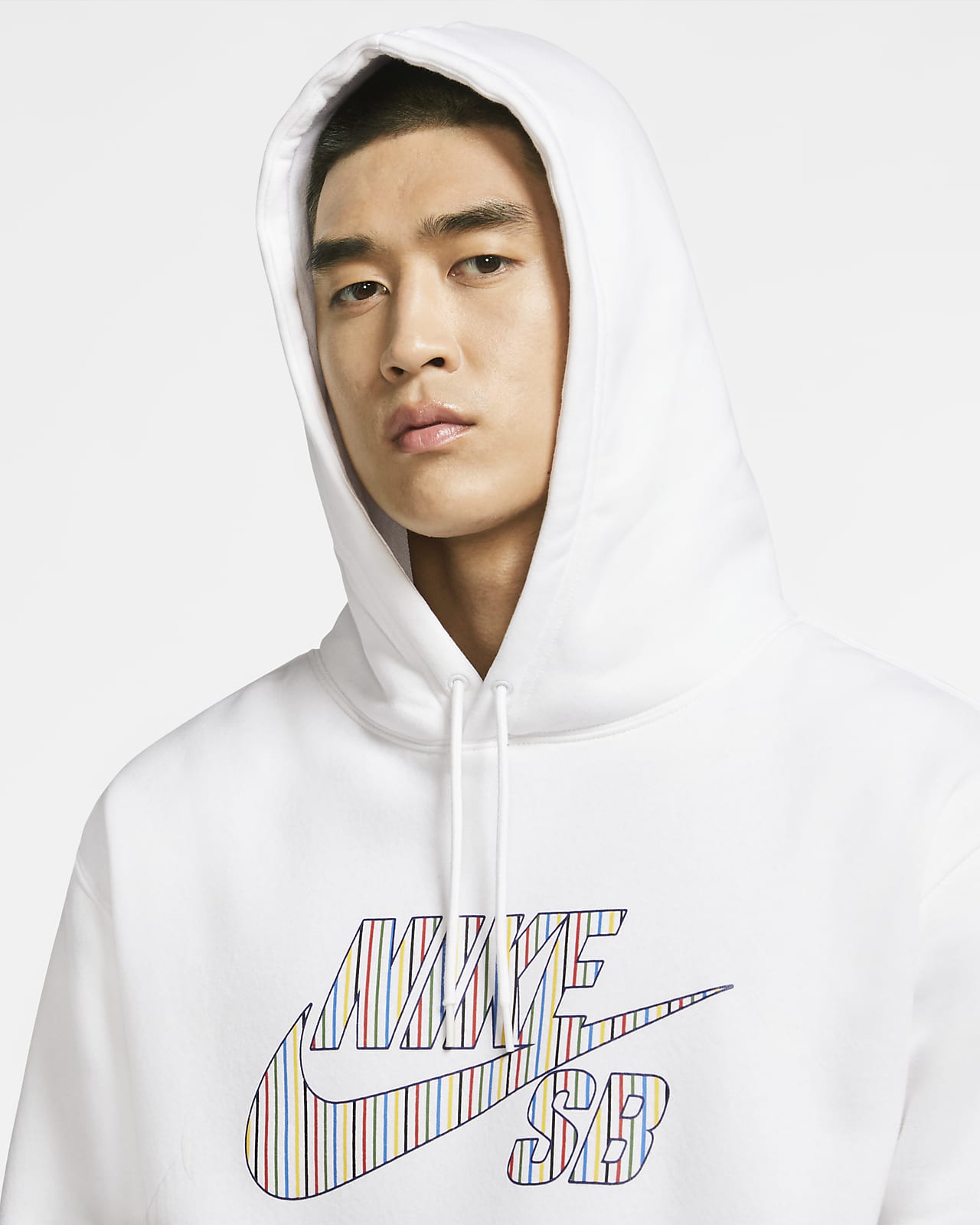 Nike SB gestreifter Skateboard Hoodie für Herren. Nike AT Nike SB gestreifter Skateboard Hoodie für Herren. Nike AT