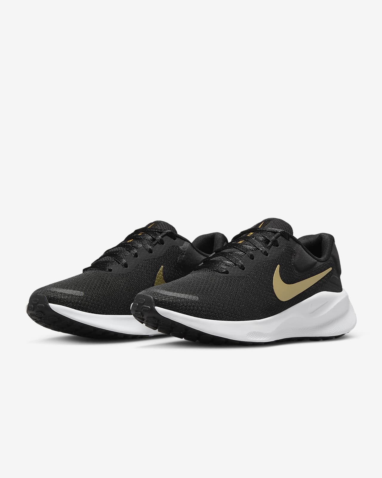 Nike Revolution 7 - Negro - Zapatillas Running Niña
