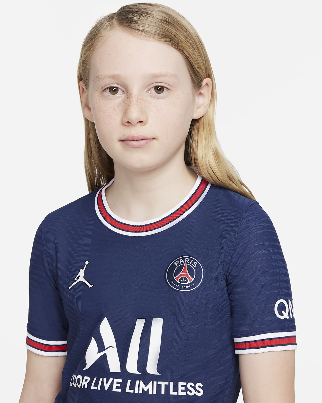 Primera equipación Match París Saint-Germain 2021/22 Camiseta de fútbol Nike  Dri-FIT ADV - Niño/a. Nike ES