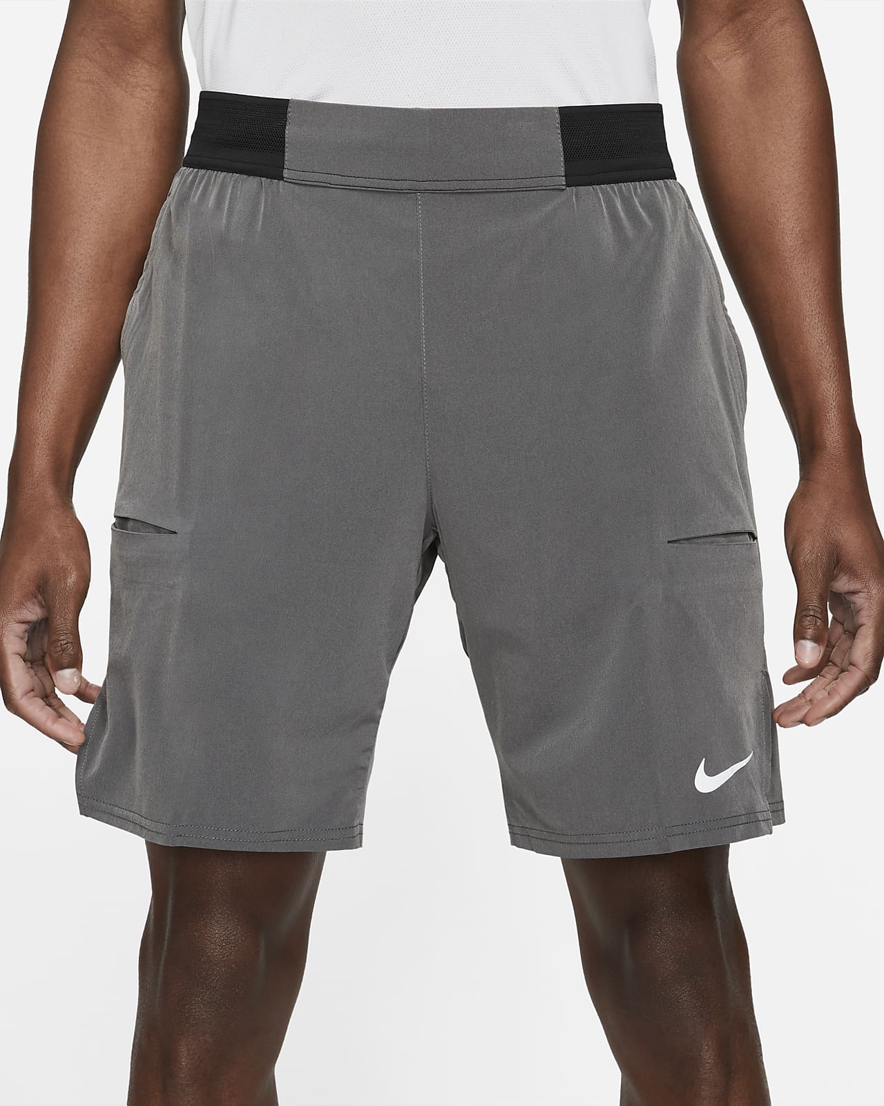 nike court slam tennis shorts