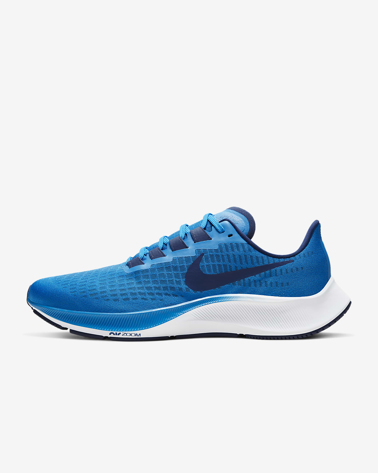 blue nike running shoes