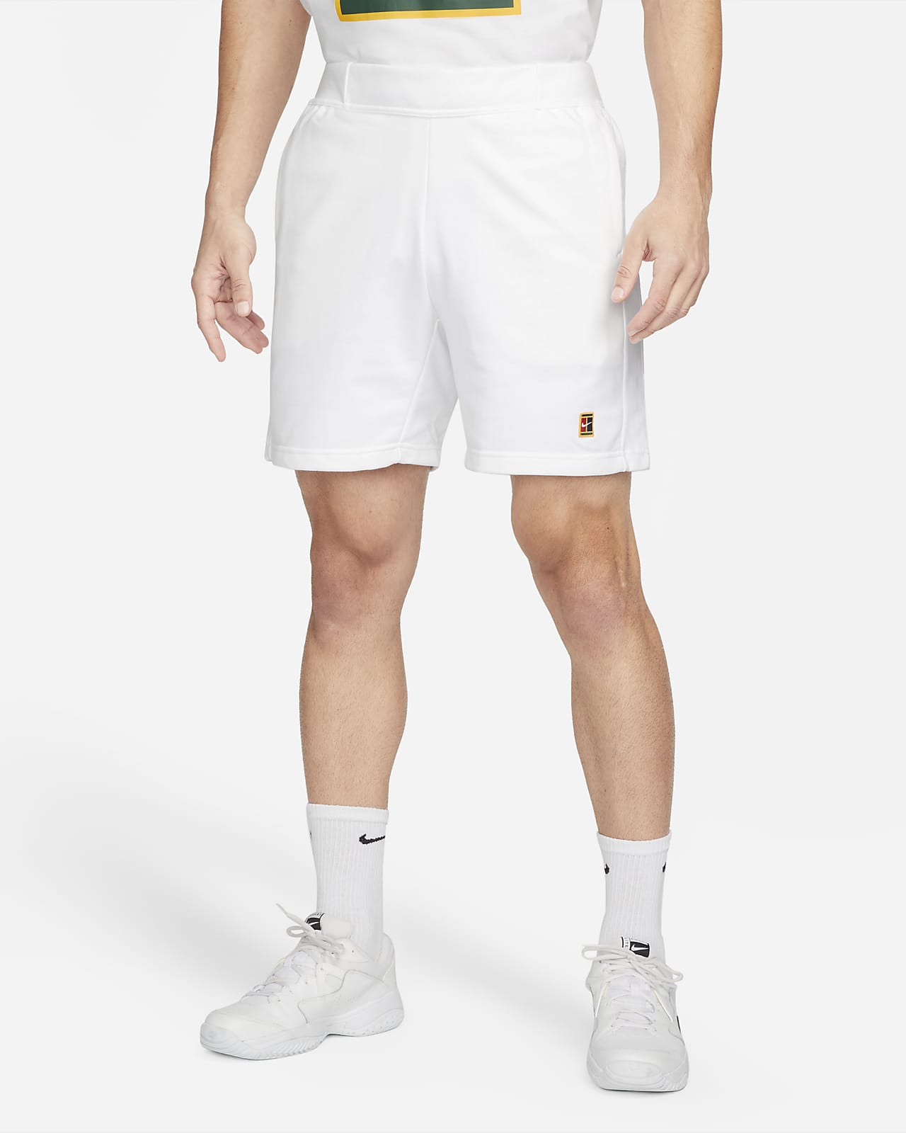 NikeCourt Tennisshorts van fleece voor heren. Nike BE