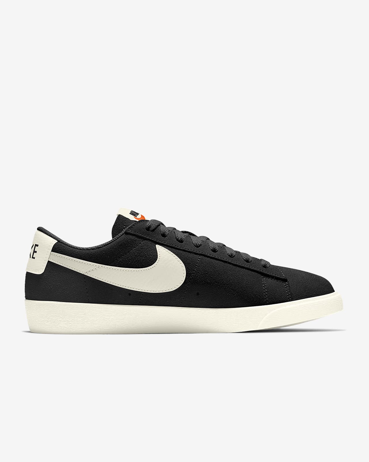 nike suede shoes black