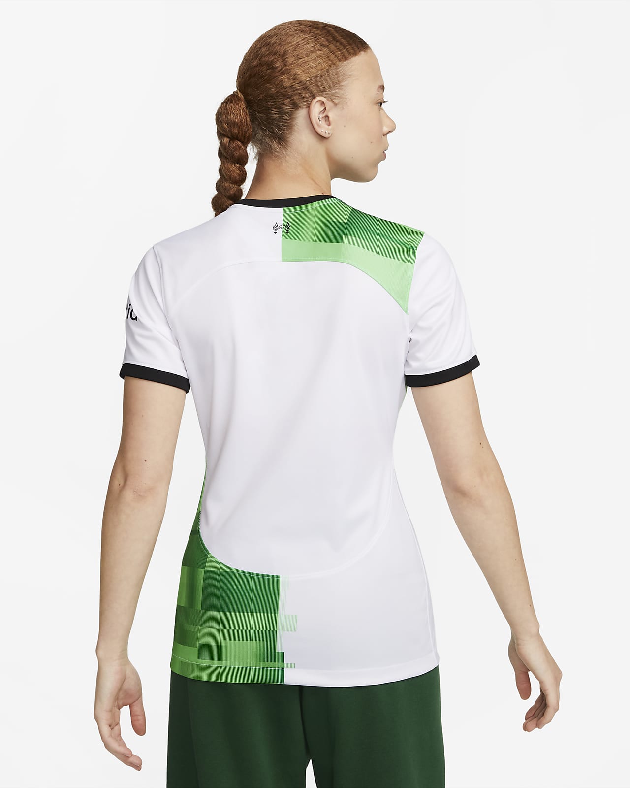 Camiseta Nike 2a Liverpool 2023 2024 DF blanca verde