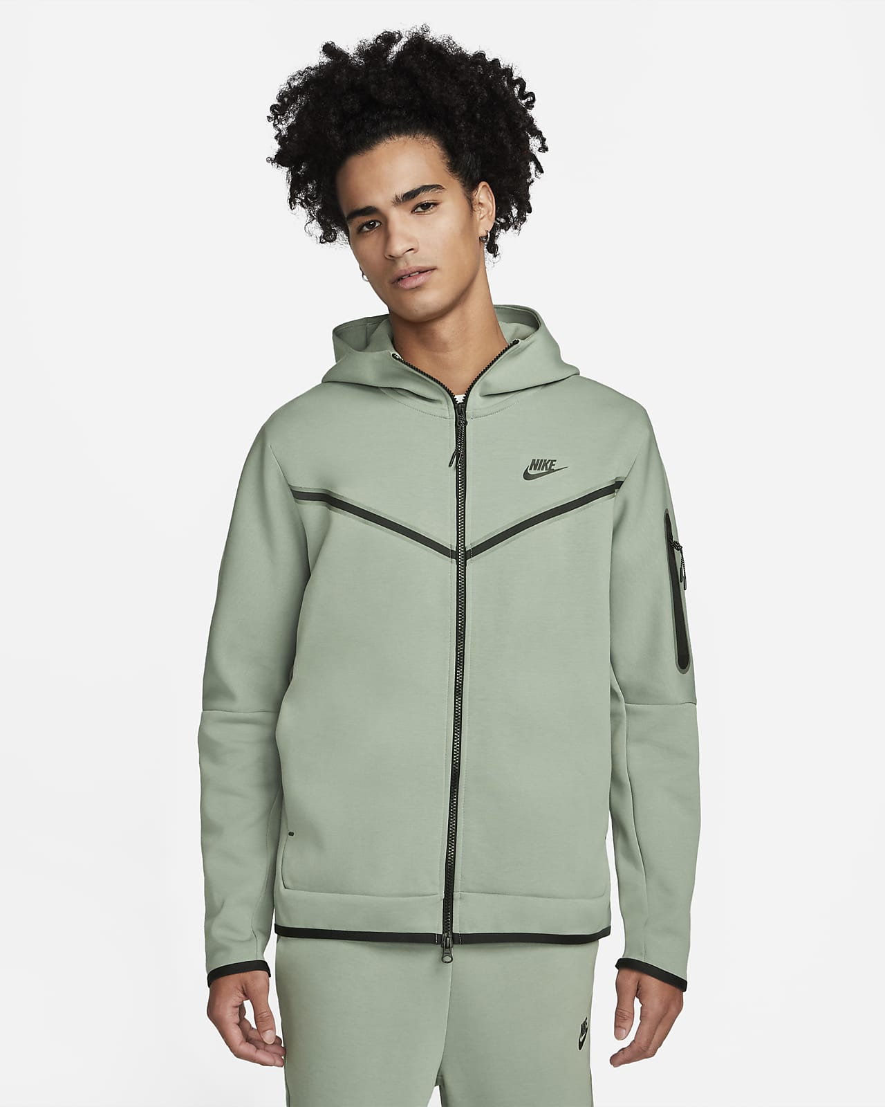 Sweat à capuche à zip Nike Sportswear Tech Fleece pour Homme