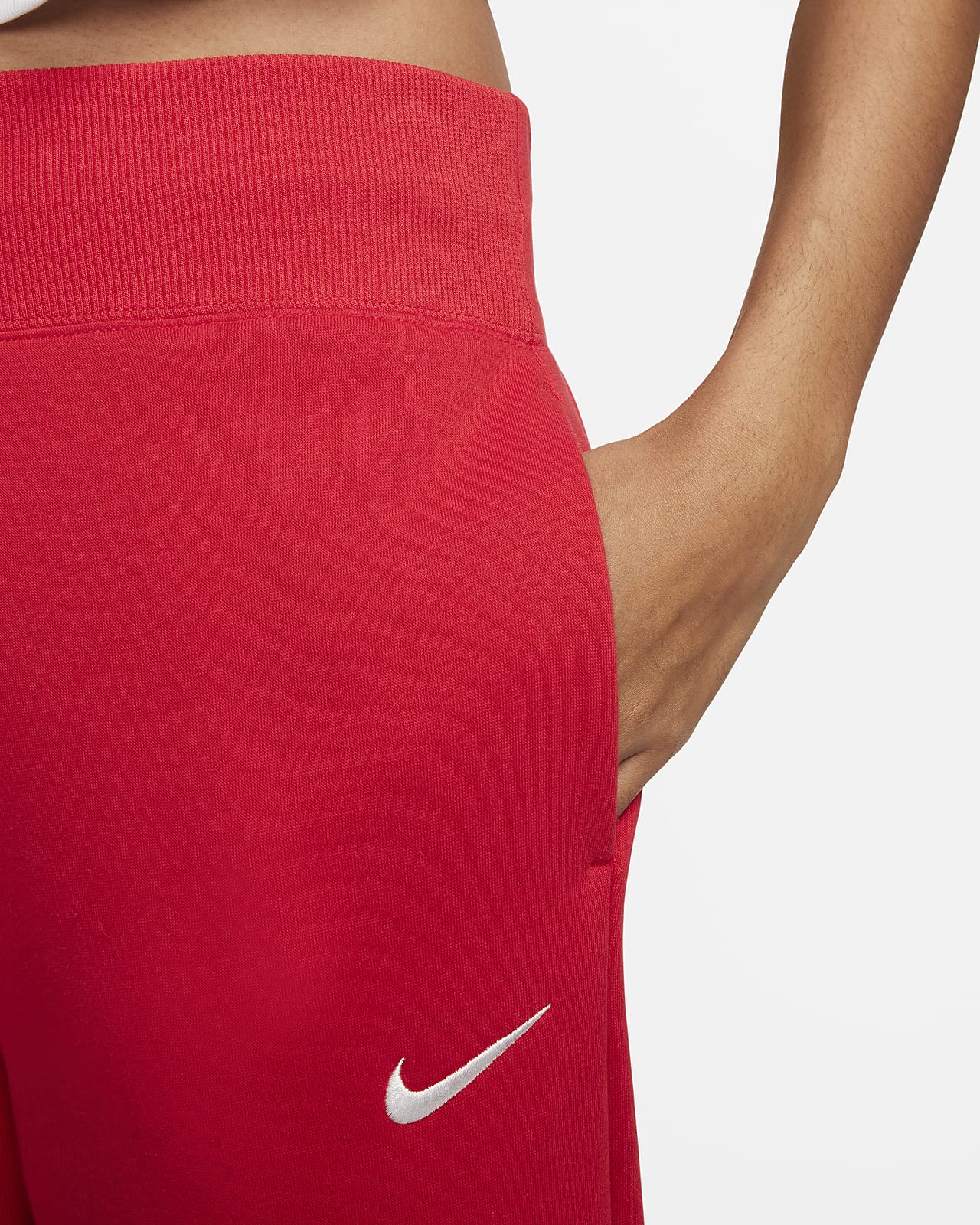 Nike Sportswear Phoenix Fleece Women's Mid-Rise Tracksuit Bottoms. Nike LU