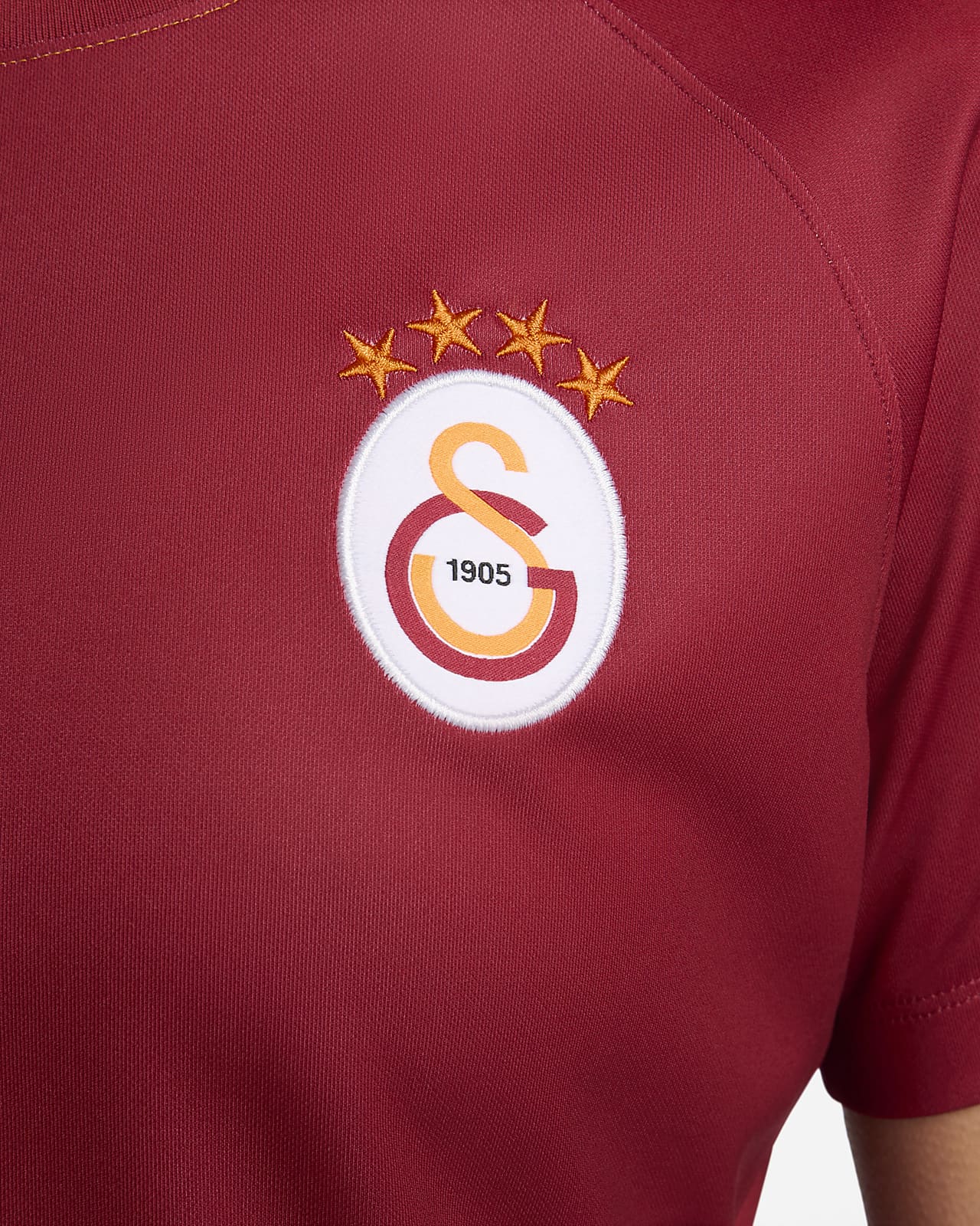 Galatasaray 2023/24 Home Nike Dri-FIT Kurzarm-Fußballoberteil für Damen.  Nike AT