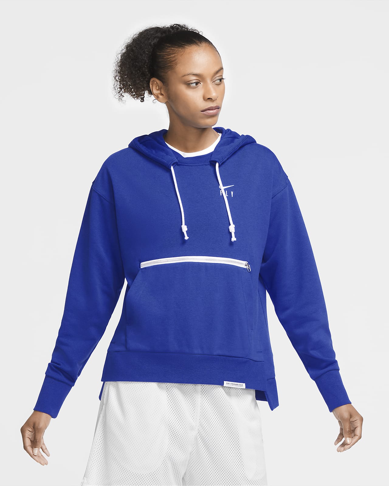 Sudadera con capucha sin cierre de básquetbol para mujer Nike Swoosh Fly  Standard Issue. Nike MX