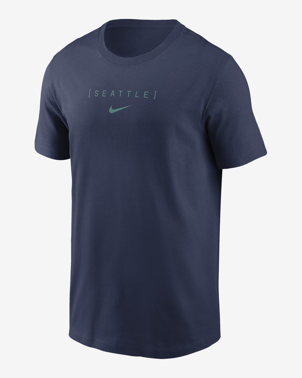 Seattle Mariners Large Logo Back Stack Men's Nike MLB T-Shirt