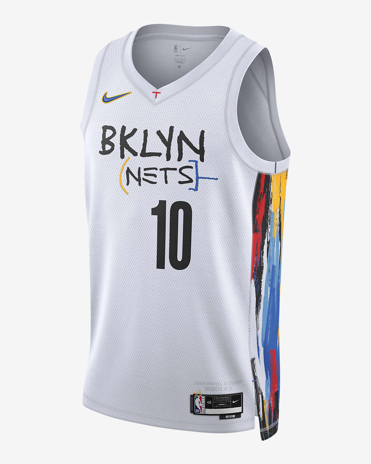 Stout accessoires scheidsrechter Ben Simmons Brooklyn Nets City Edition Nike Dri-FIT NBA Swingman Jersey.  Nike LU