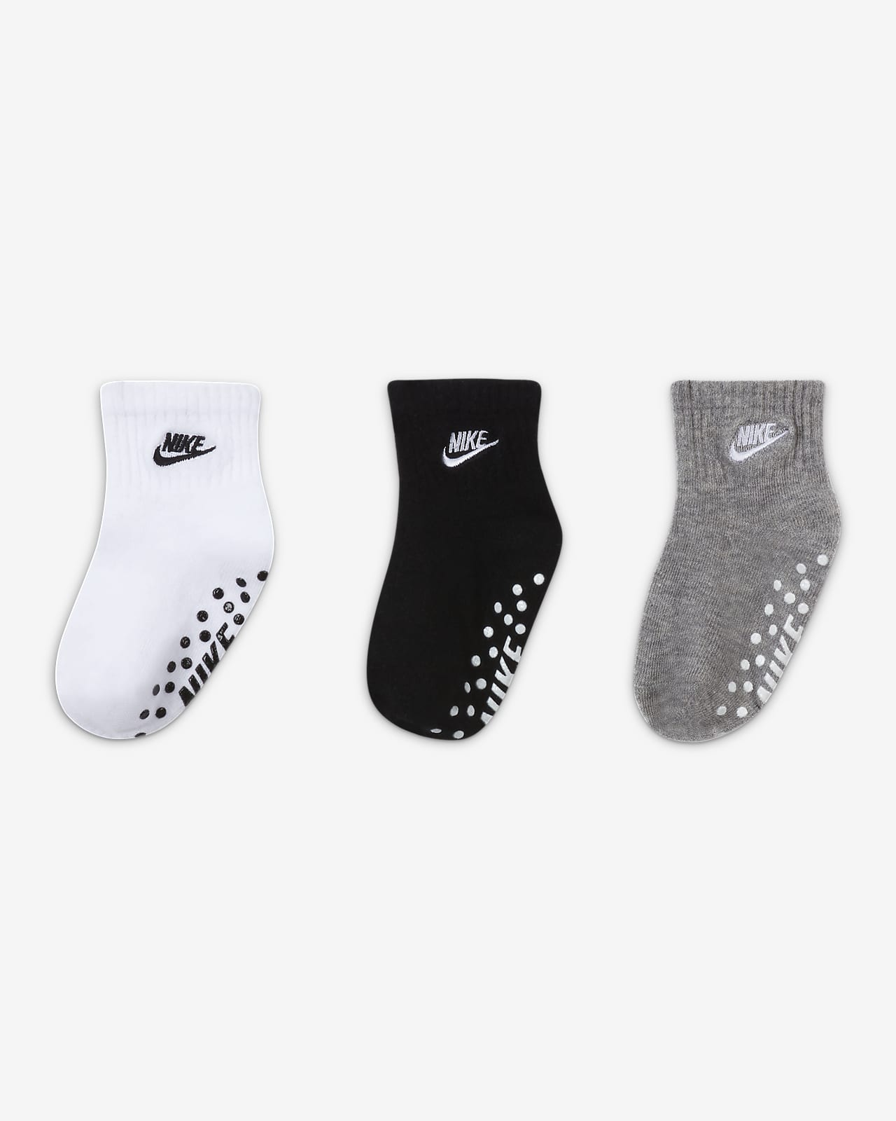 Calcetines adherentes para bebé Nike (3 pares)
