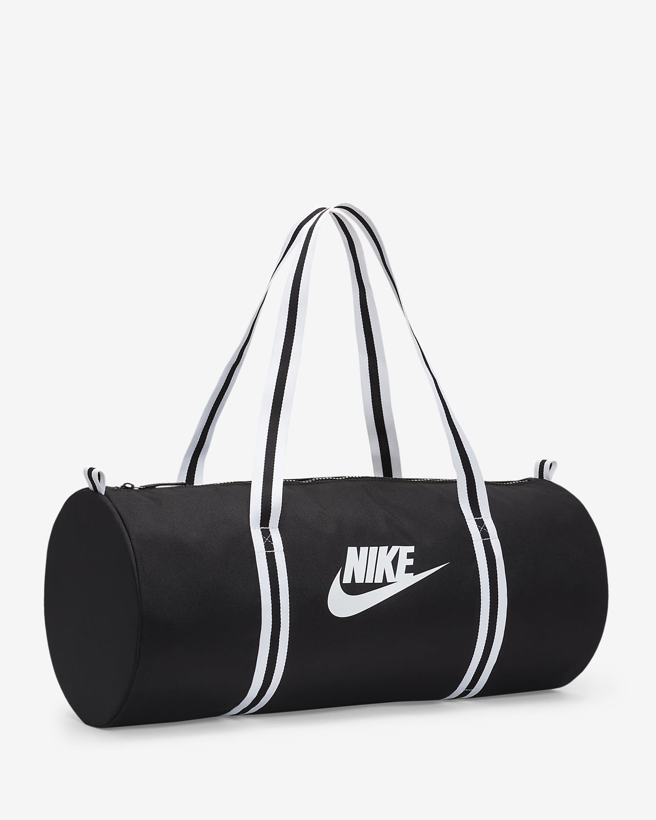 Nike Heritage Duffel Bag Logo Unisex Gym Training Travel Black New  100%AUTHENTIC