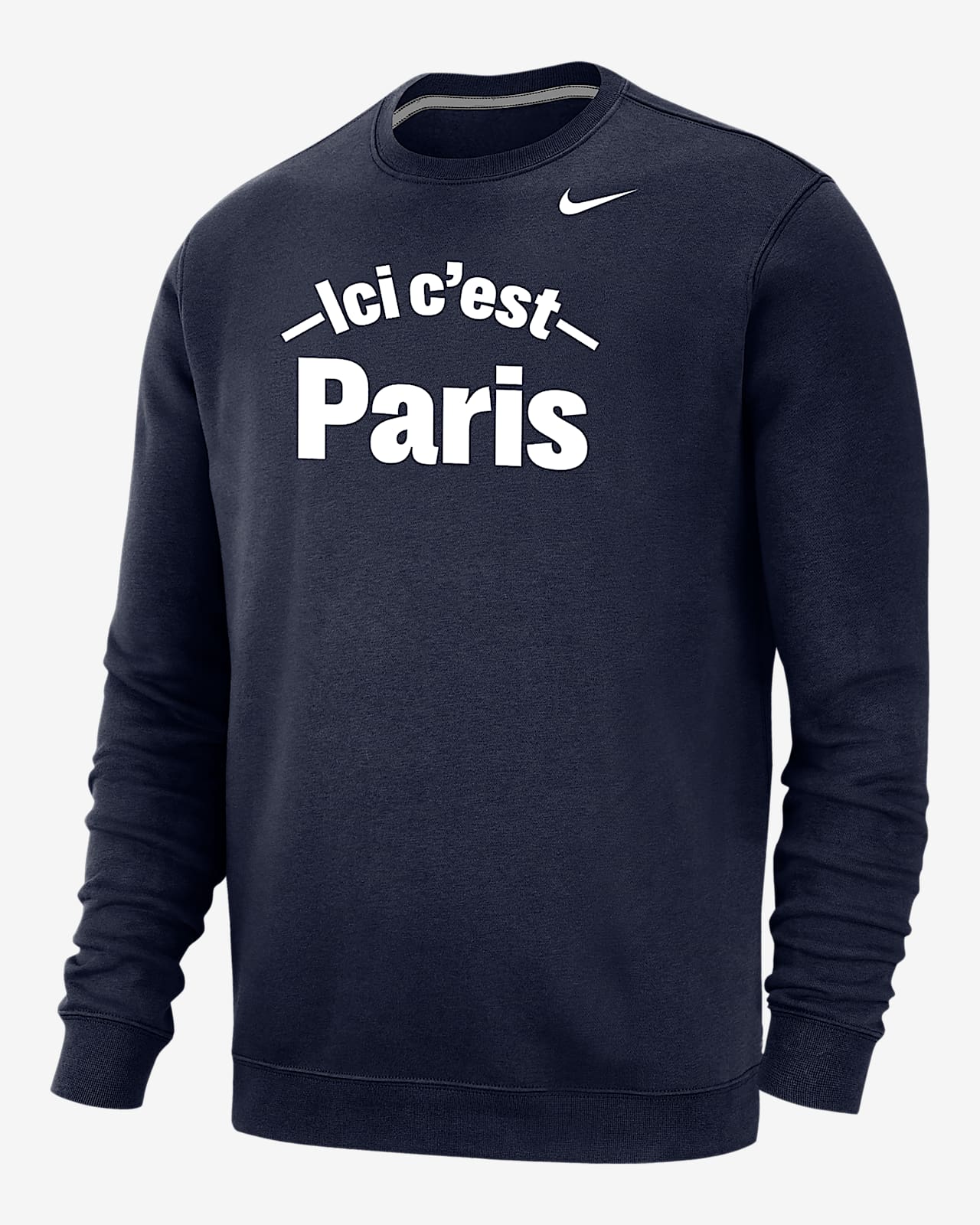Paris Saint-Germain Club Fleece Men's Crew-Neck Sweatshirt. Nike.com