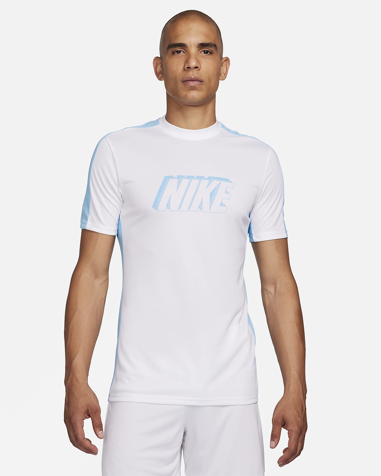 Men\'s Nike Soccer Short-Sleeve Top. Dri-FIT Academy