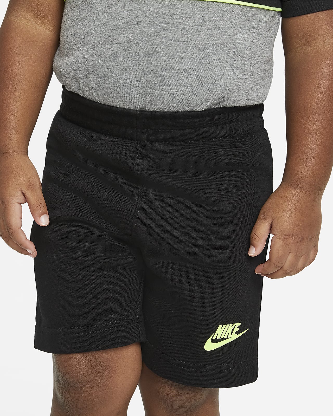 Nike Toddler T-Shirt and French Terry Shorts Set.