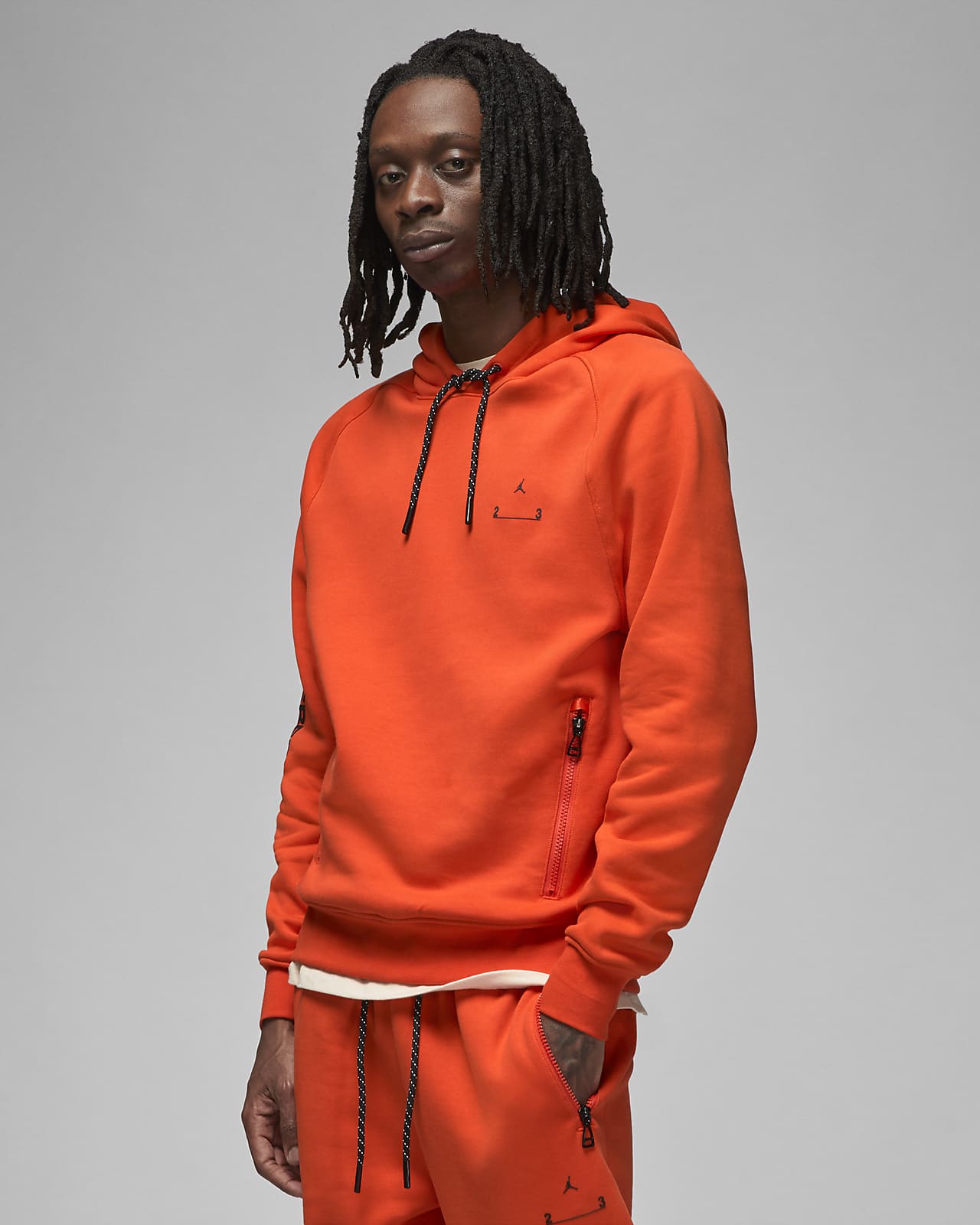 orange hoodie jordan