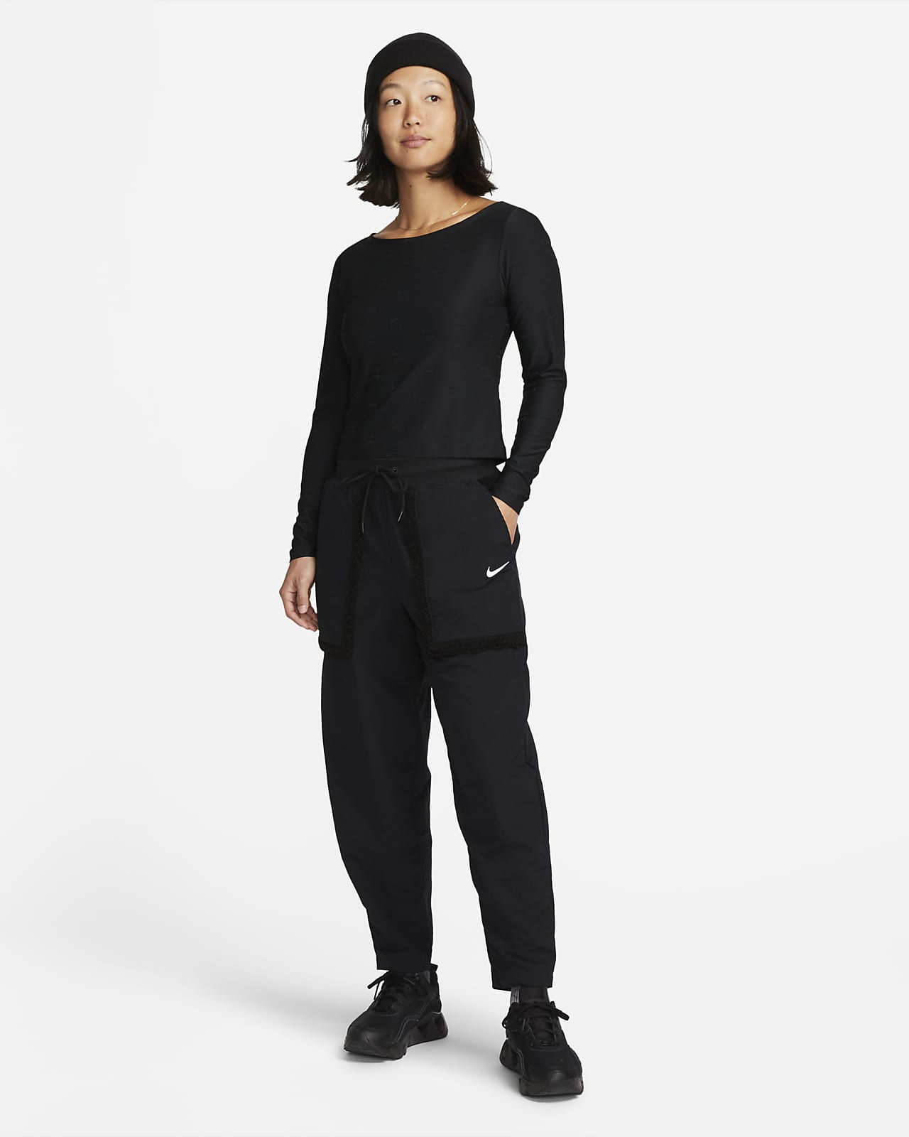 Nike Air Women's Allover Print Long-Sleeve Top. Nike JP