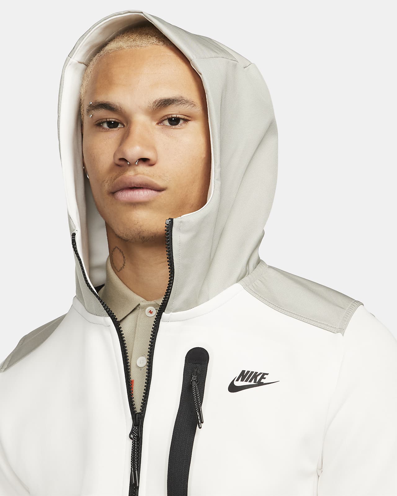 Nike Sportswear Fleece Men's Full-Zip Top. Nike AU