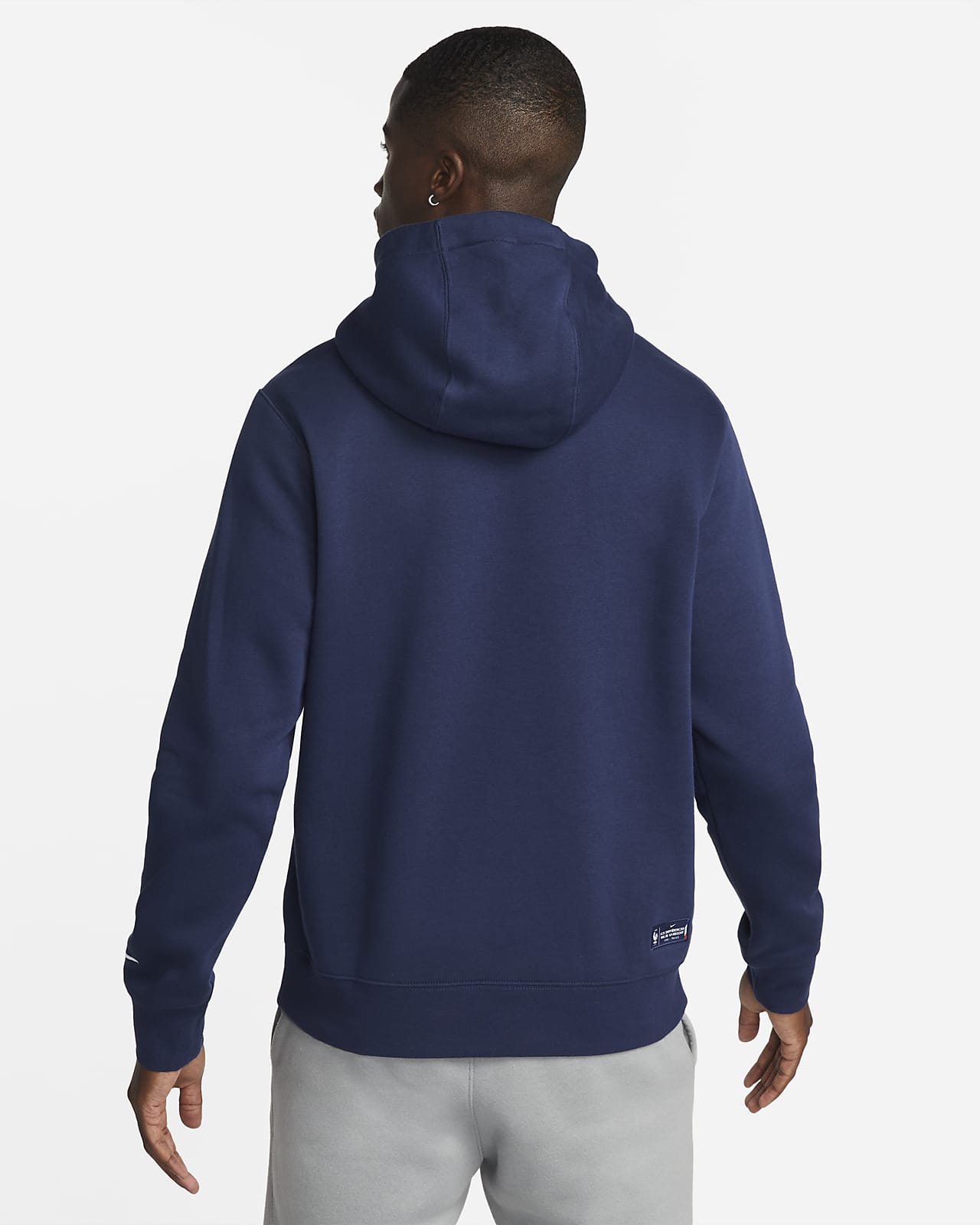 Dunkelblau L HERREN Pullovers & Sweatshirts Fleece Rabatt 81 % NoName sweatshirt 