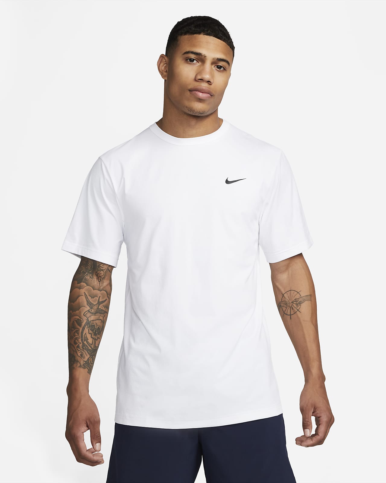 Nike Hyverse Men's Dri-FIT UV Short-sleeve Versatile Top. Nike IL
