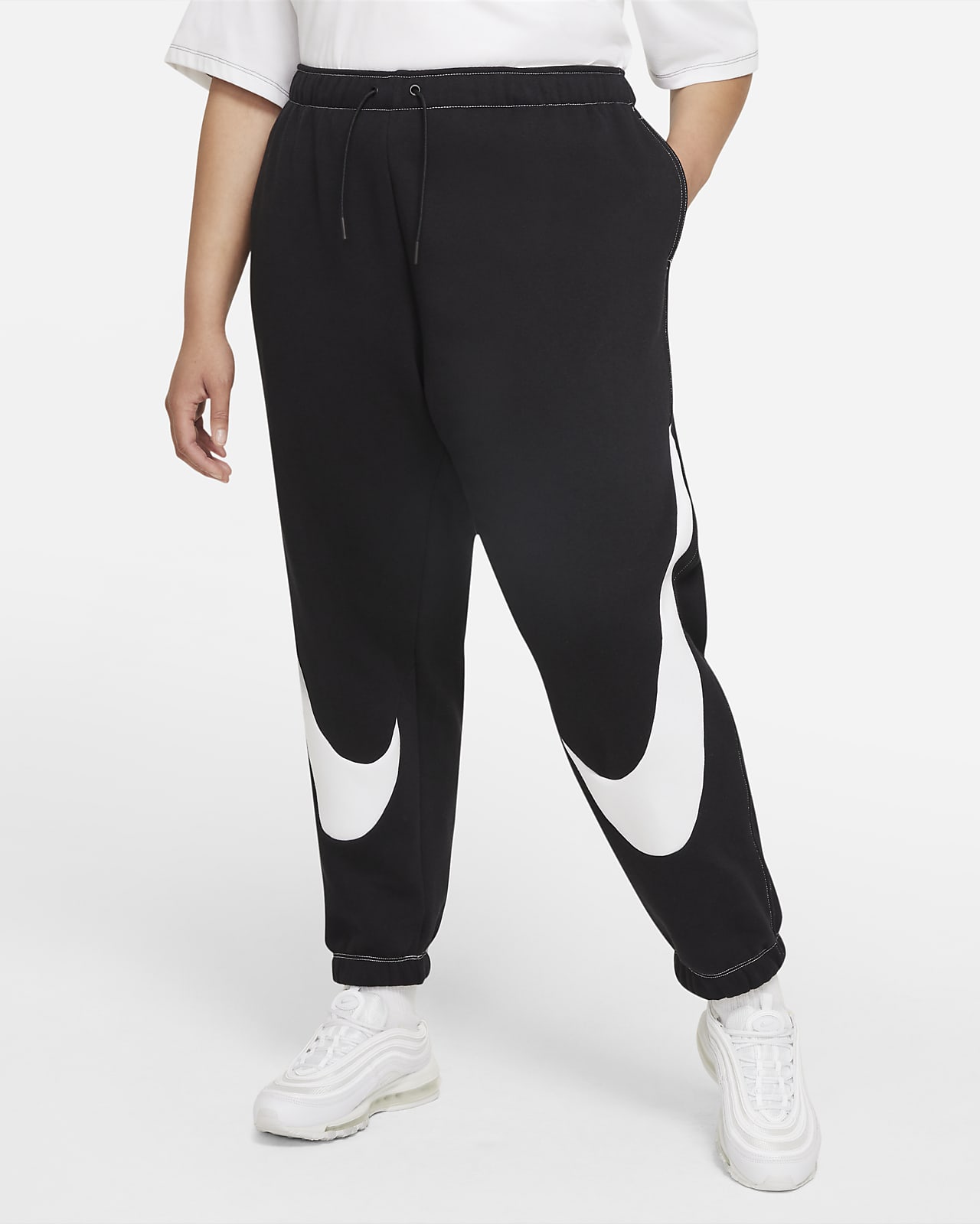 Nike Sportswear Swoosh Women's Easy Fleece Joggers (Plus Size)