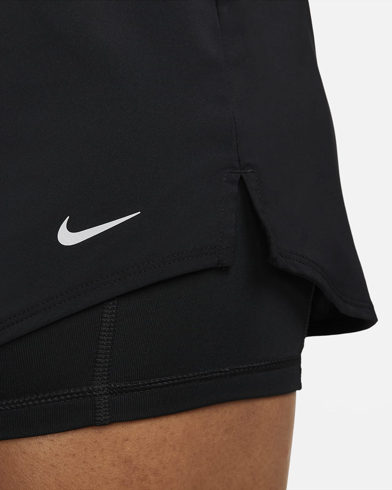 Nike One Women's Dri-FIT Mid-Rise 8cm (approx.) 2-in-1 Shorts. Nike NO