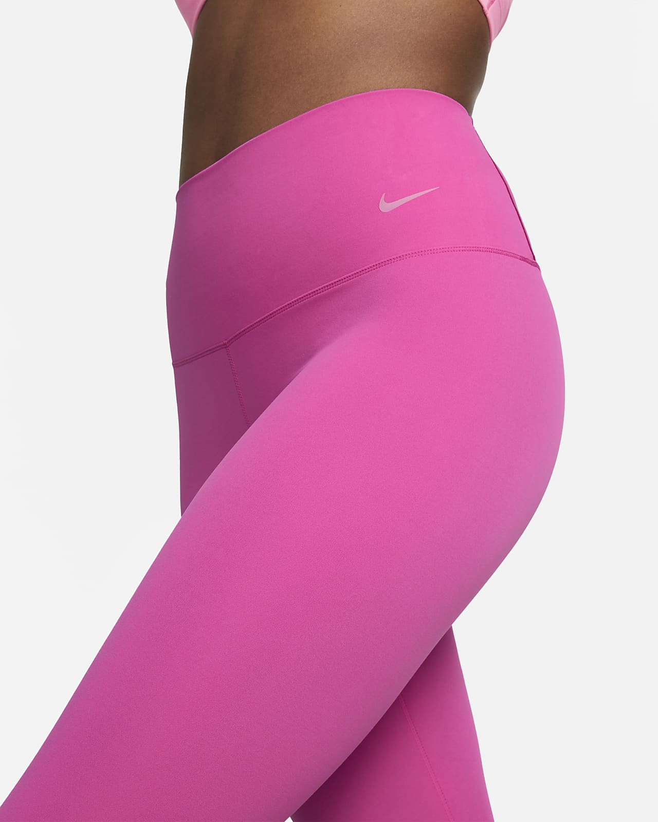 Leggings a 7/8 de cintura subida e suporte ligeiro Nike Zenvy para mulher.  Nike PT