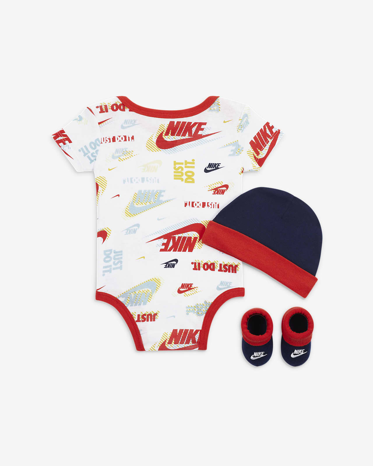 Nike Active Bodysuit Box 3-Piece Joy Baby Bodysuit Set Set