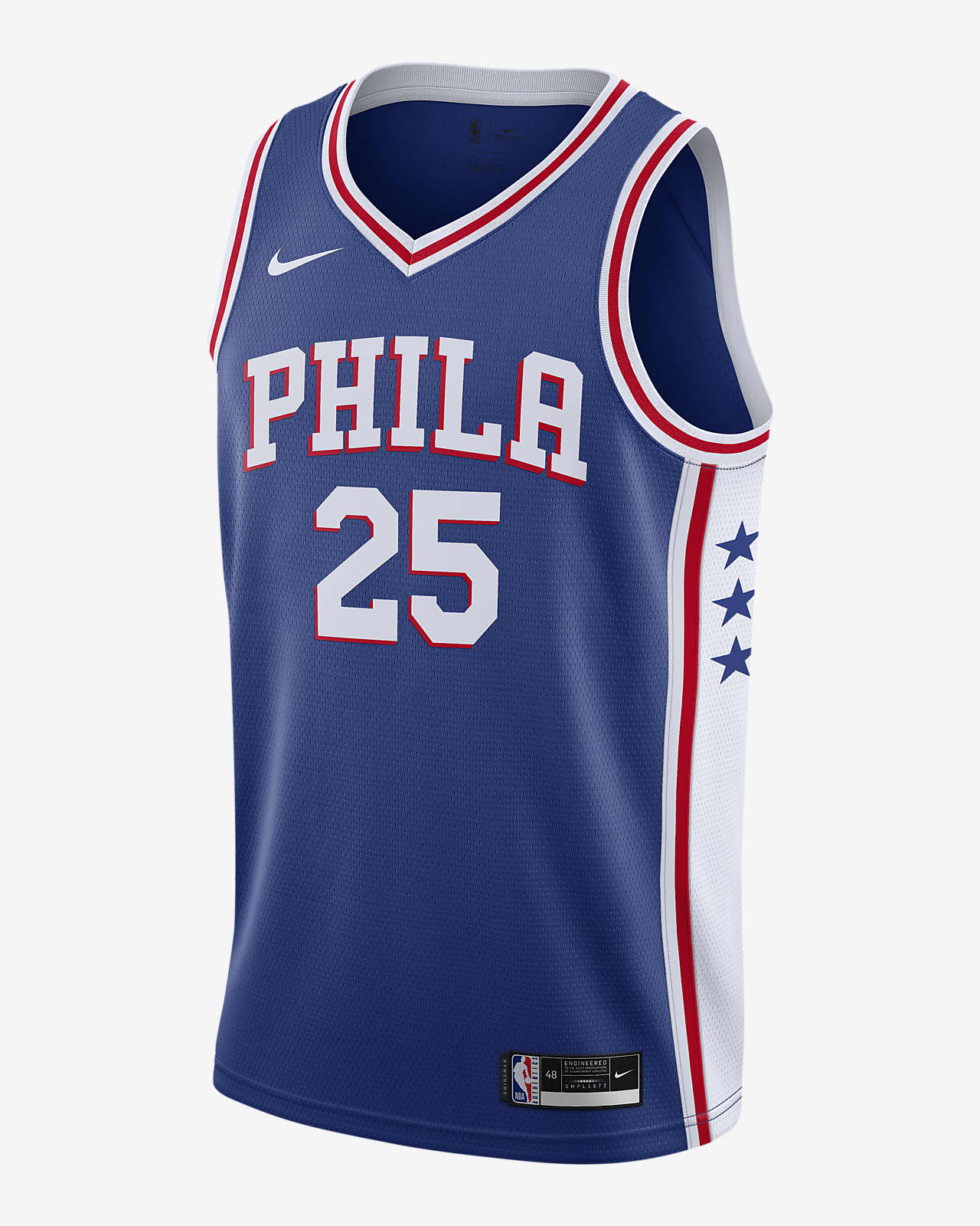 sixers jersey colors