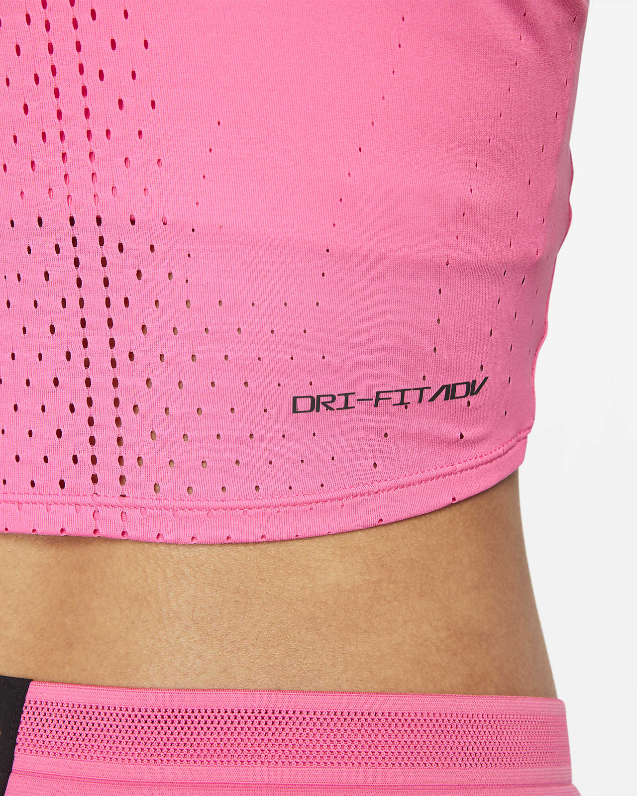 Nike Dri FIT ADV AeroSwift Womens Running Crop Top Lemon Twist, £46.00