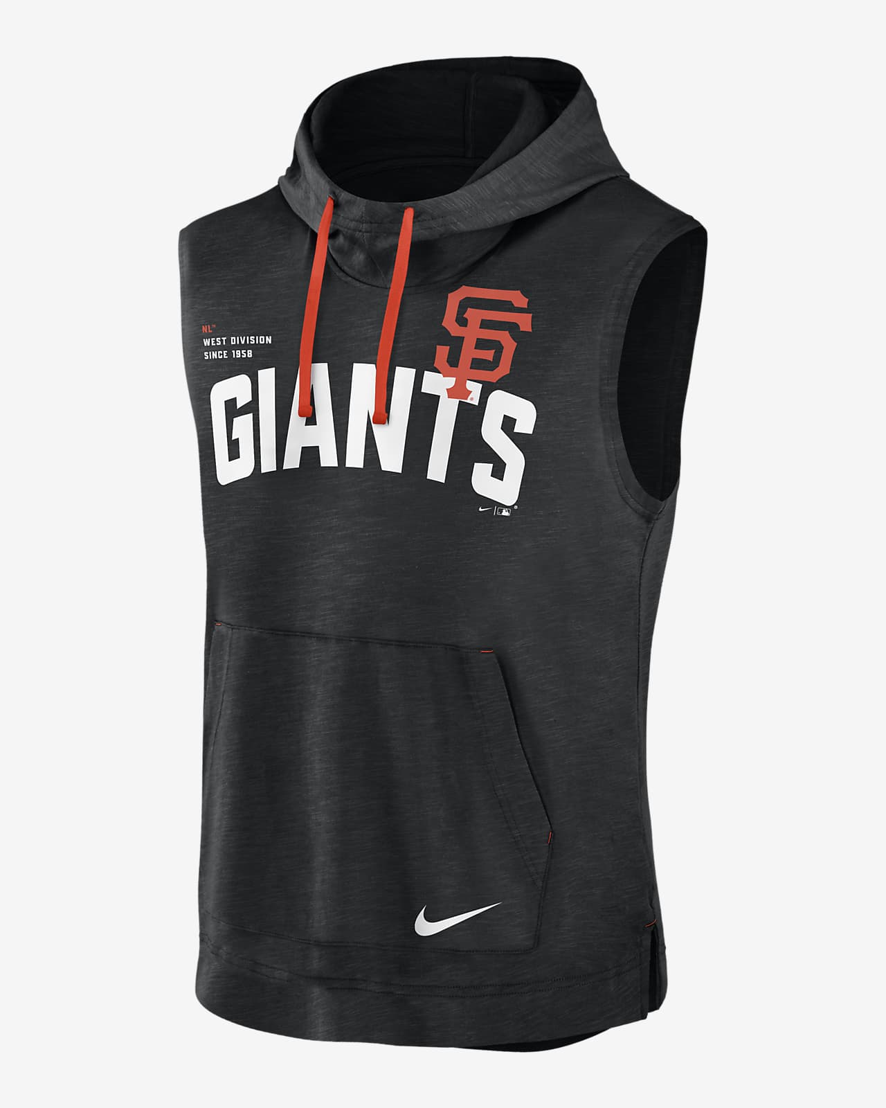 Sudadera con gorro sin cierre sin mangas para hombre Nike Athletic (MLB San  Francisco Giants)