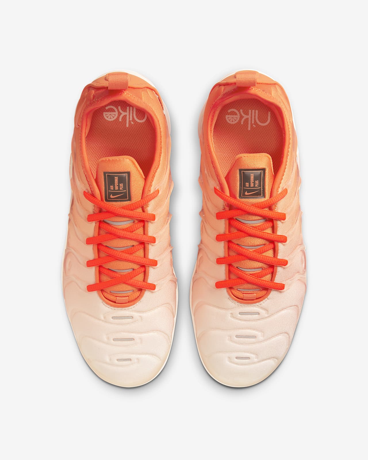 orange nike shoes vapormax
