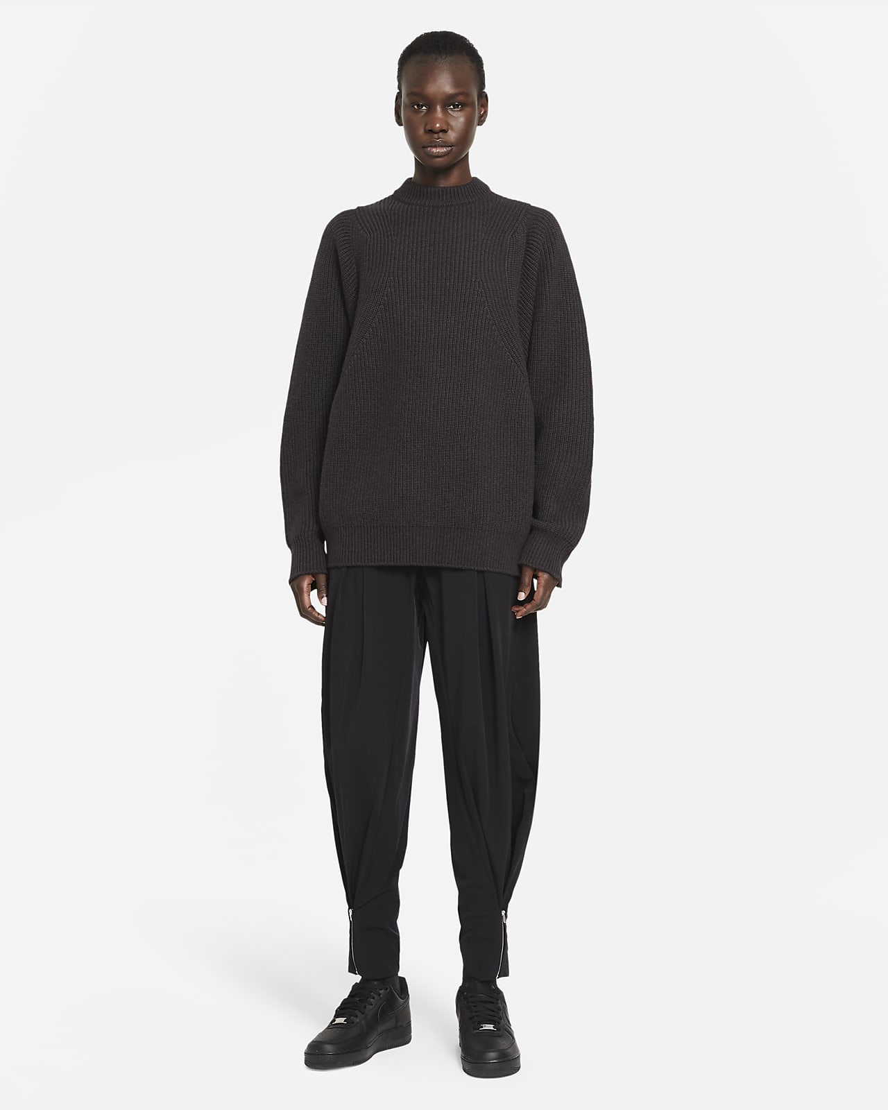 nike polo neck jumper