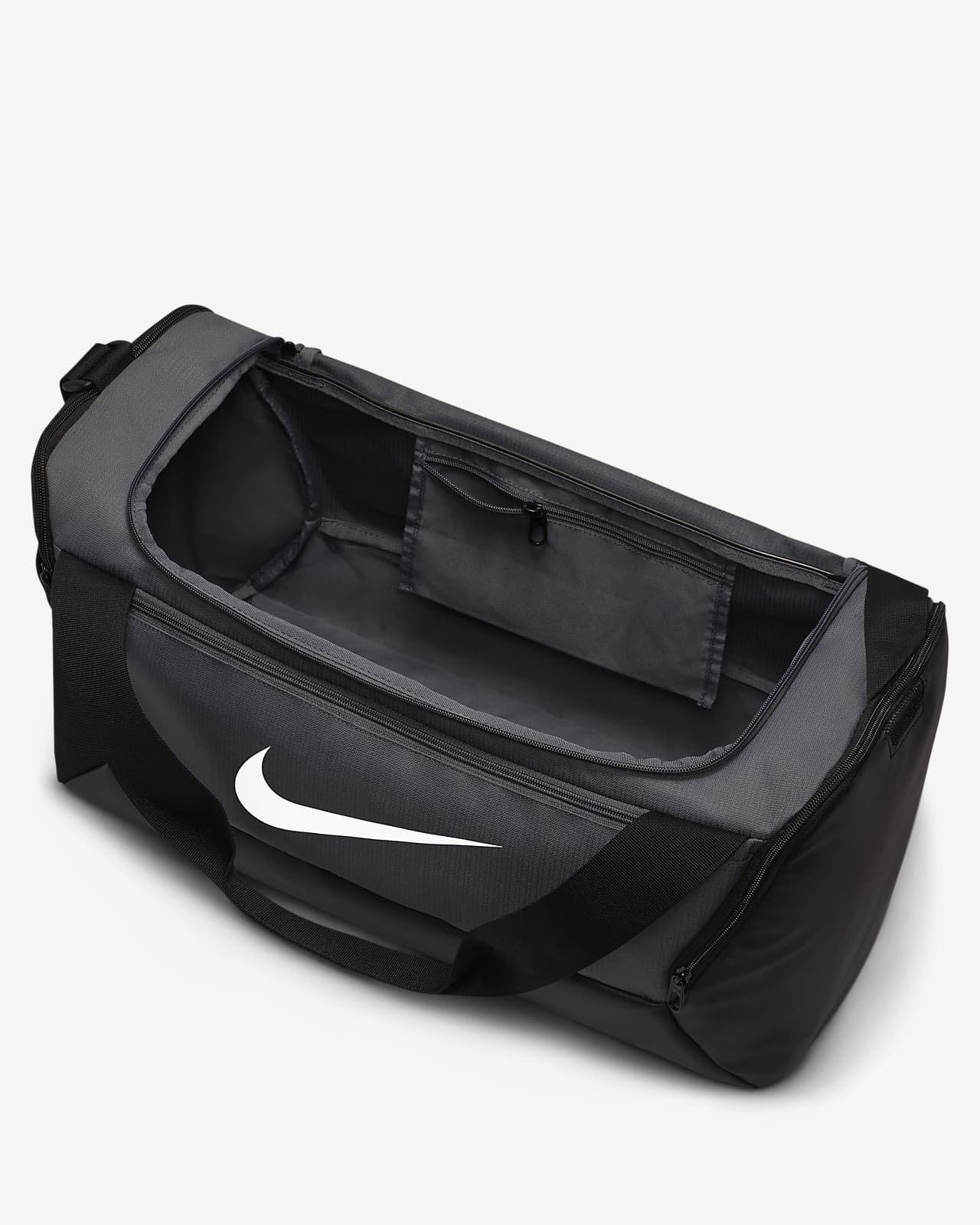Nike Brasilia Camo Duffel Bag Size Small, Black, Nike Brasilia